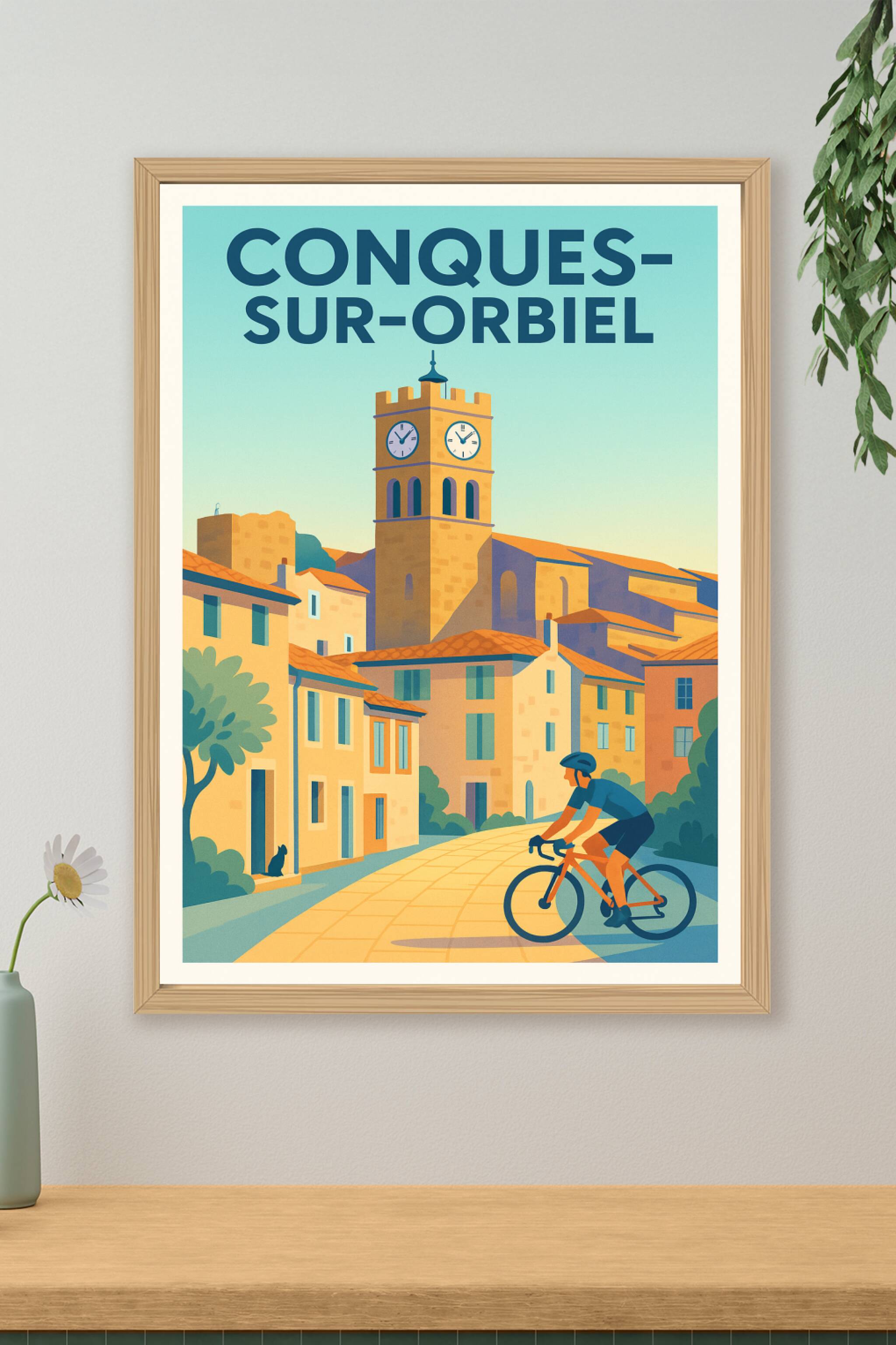 Affiche de Conques-sur-Orbiel - Charme authentique et douceur de vivre
