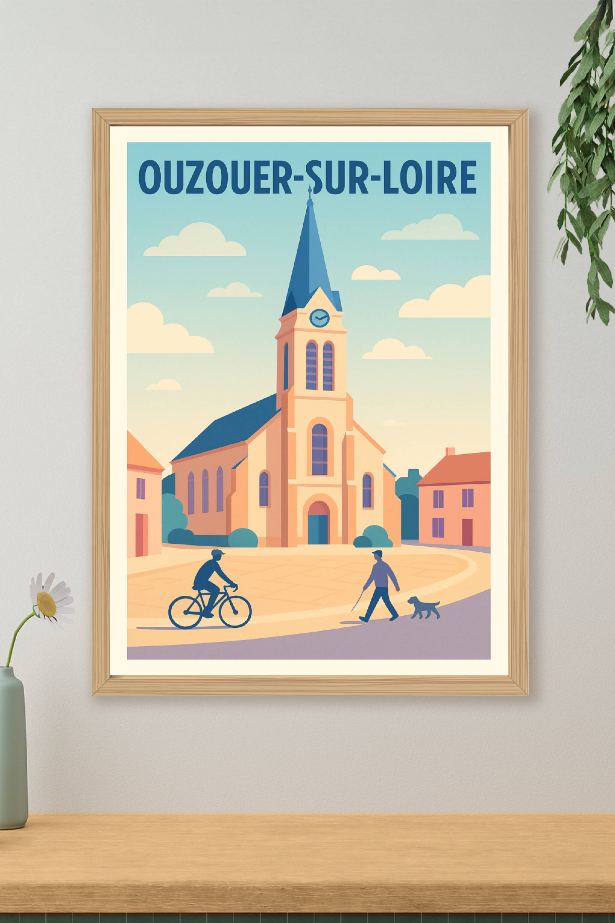 Affiche de Ouzouer-sur-Loire - Charme et sérénité au cœur de la vallée