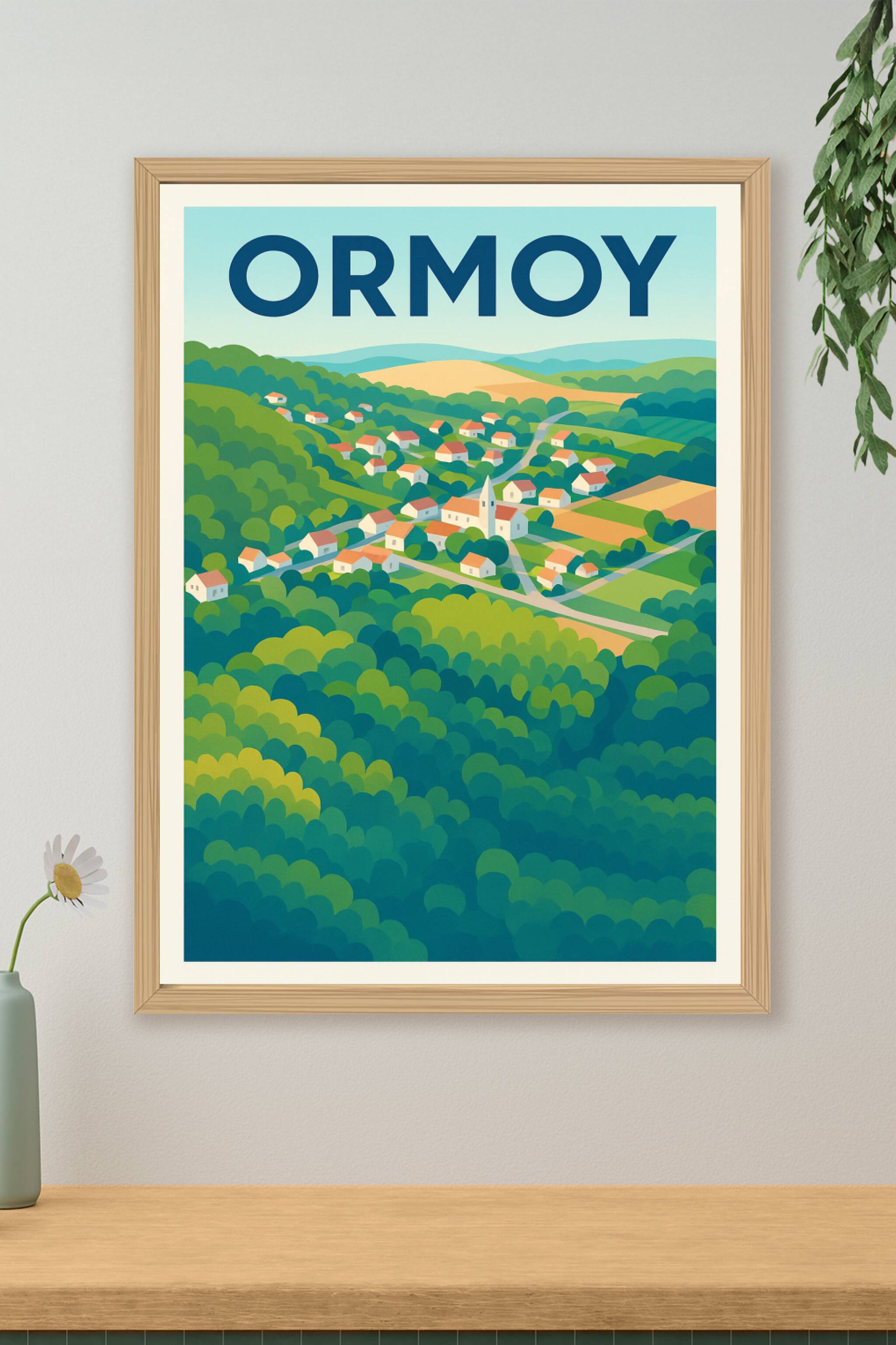 Affiche de Ormoy - Charme bucolique et douceur de la campagne