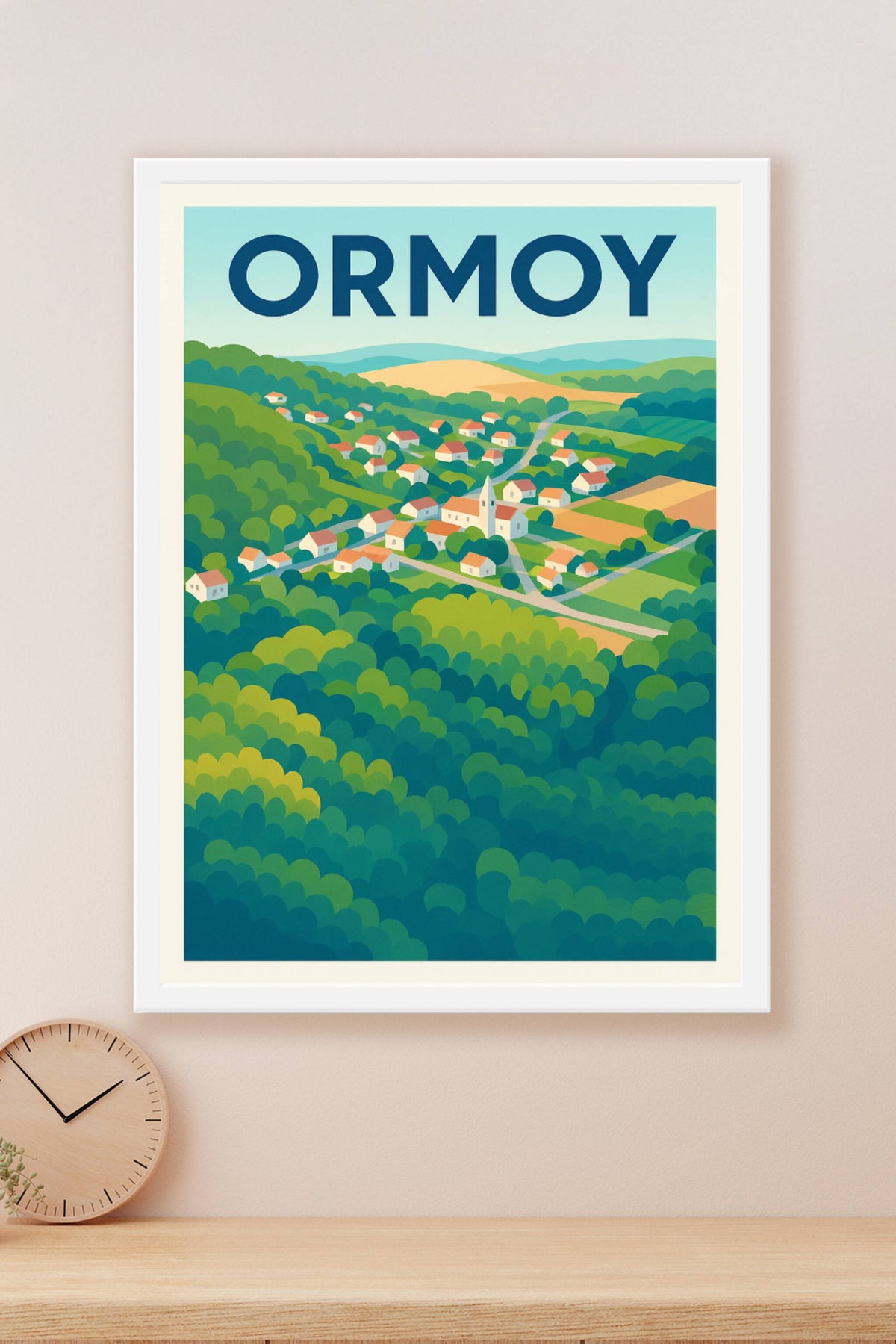 Affiche de Ormoy - Charme bucolique et douceur de la campagne
