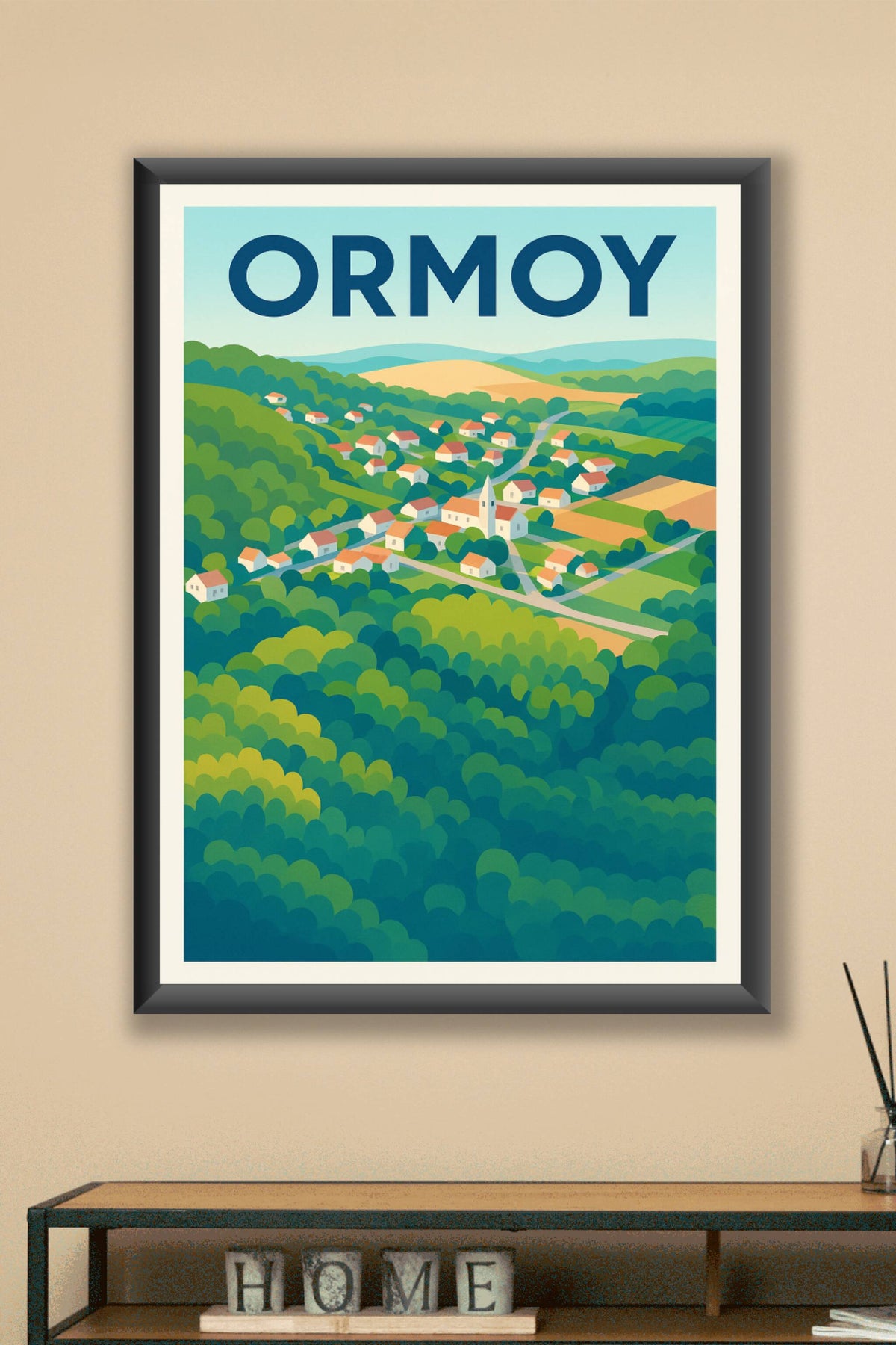 Affiche de Ormoy - Charme bucolique et douceur de la campagne