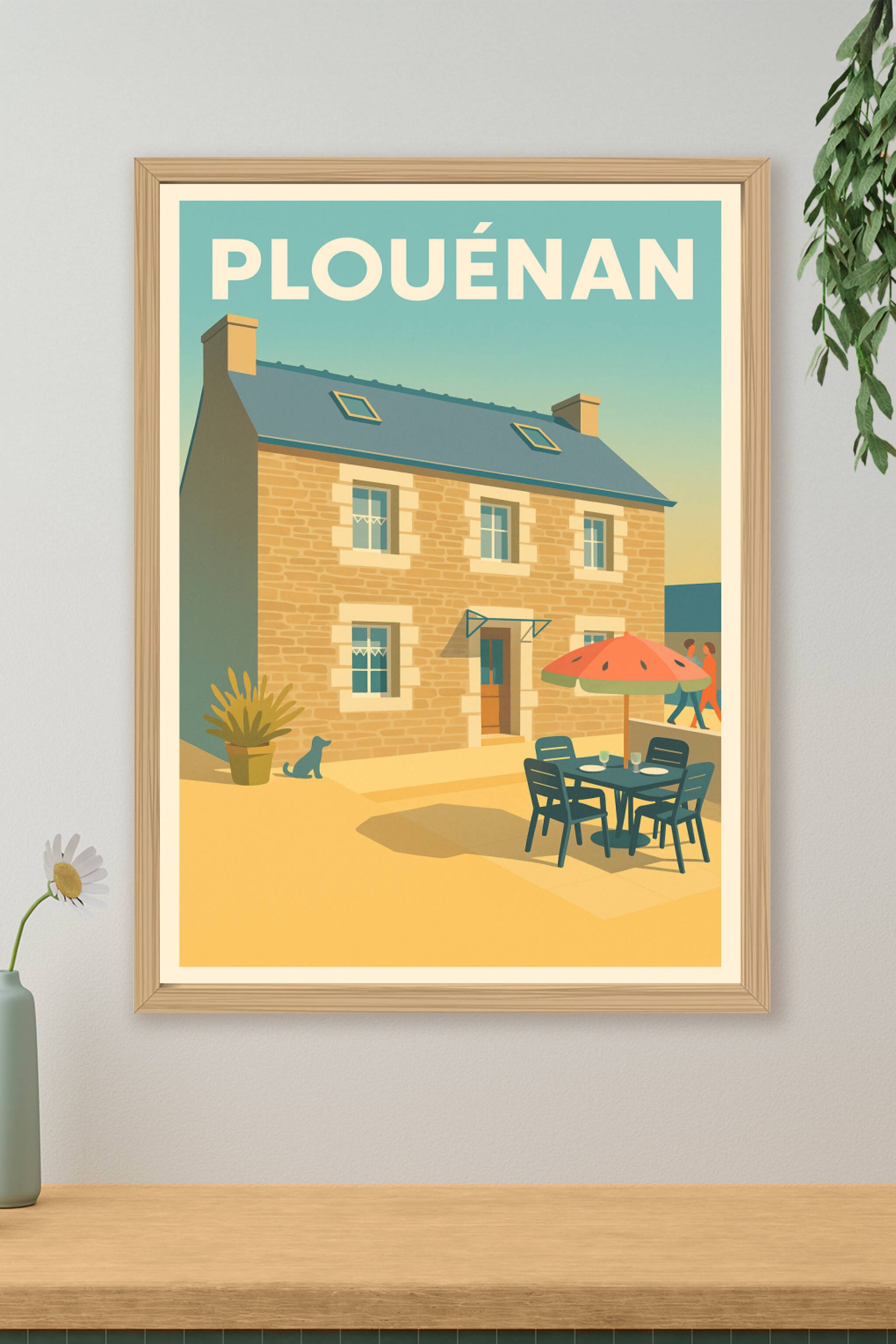 Affiche de Plouénan - Charme et douceur bretonne
