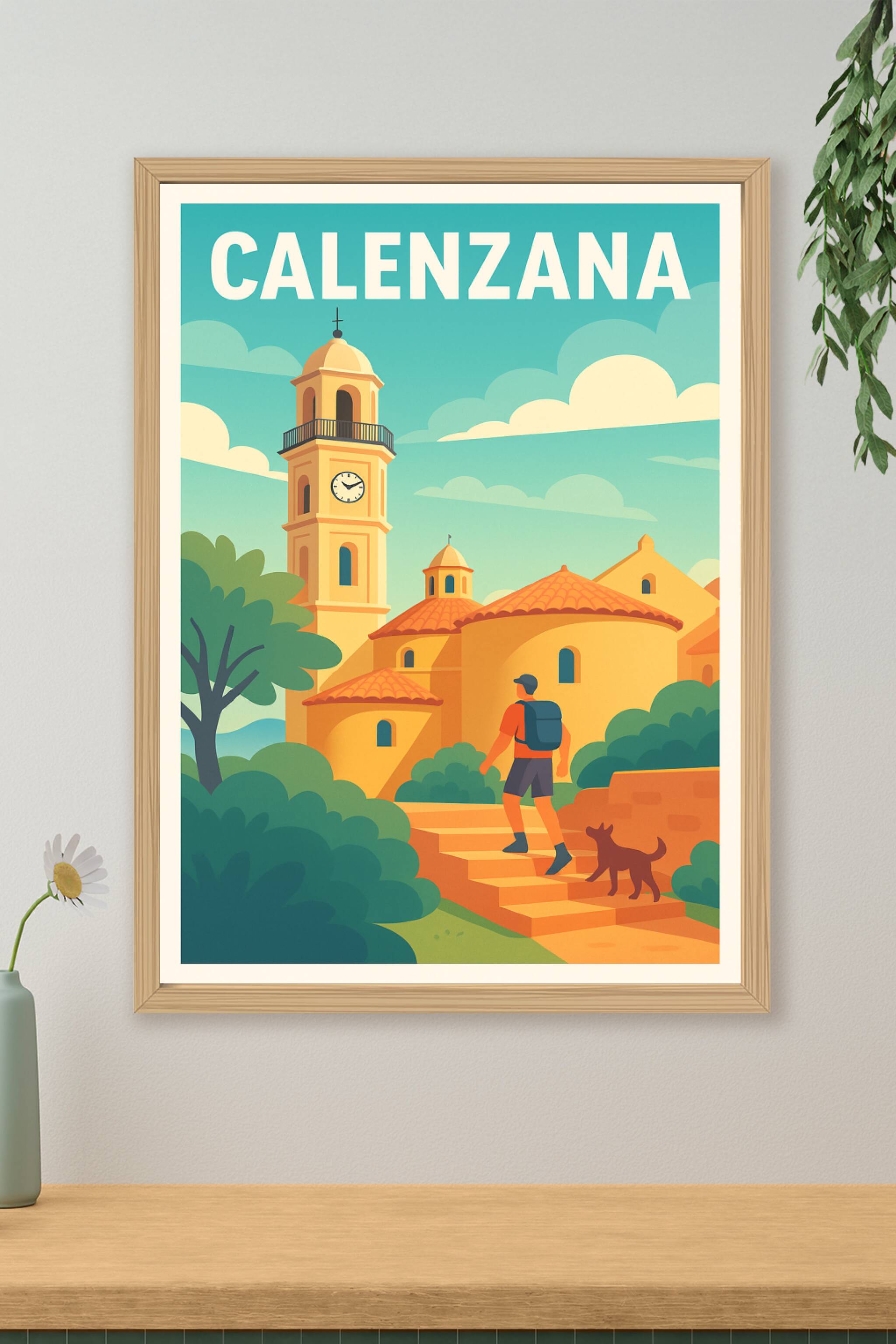 Affiche de Calenzana - L'Escapade Authentique en Corse