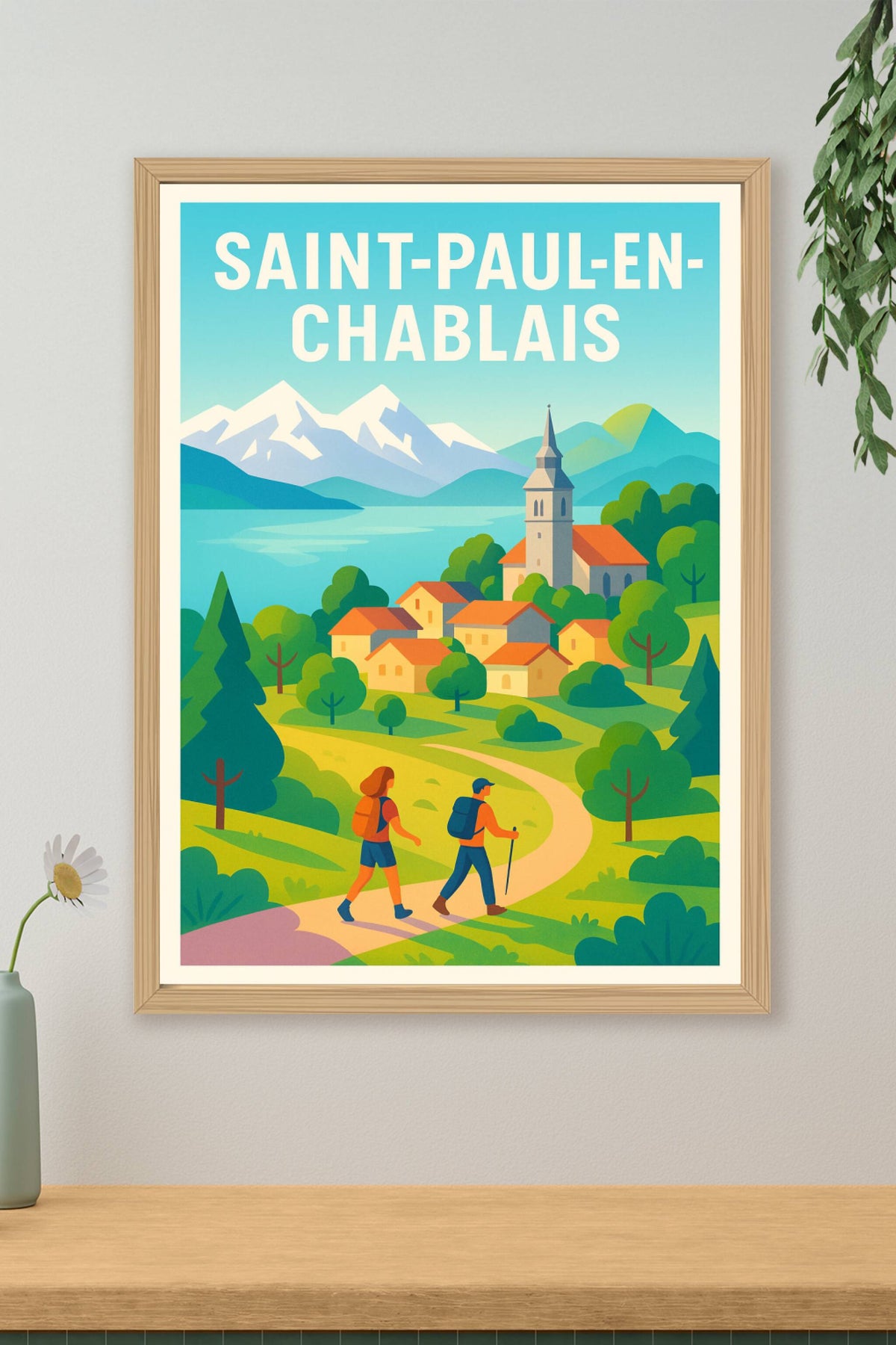 Affiche de Saint-Paul-en-Chablais - Évasion nature au cœur des Alpes