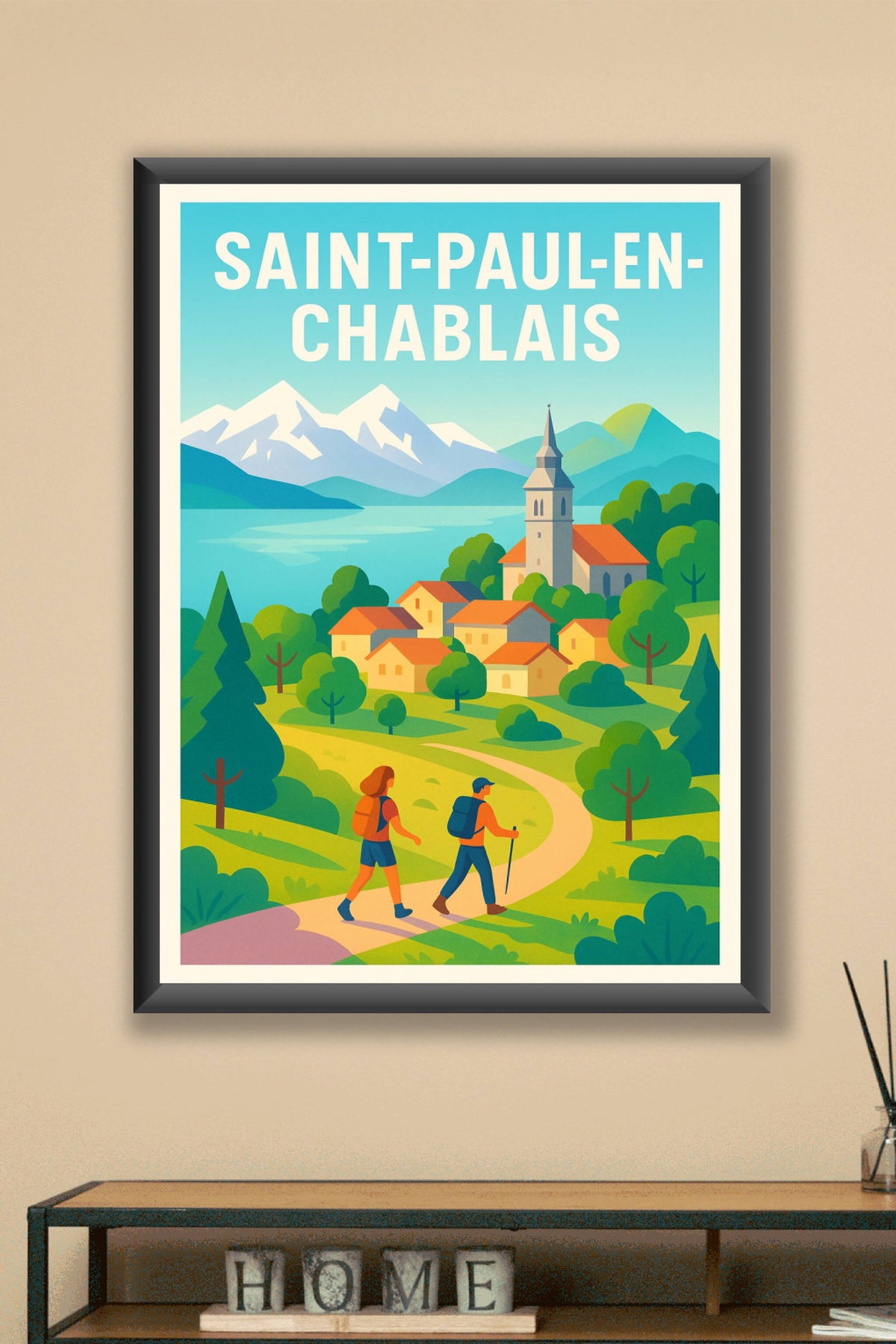 Affiche de Saint-Paul-en-Chablais - Évasion nature au cœur des Alpes