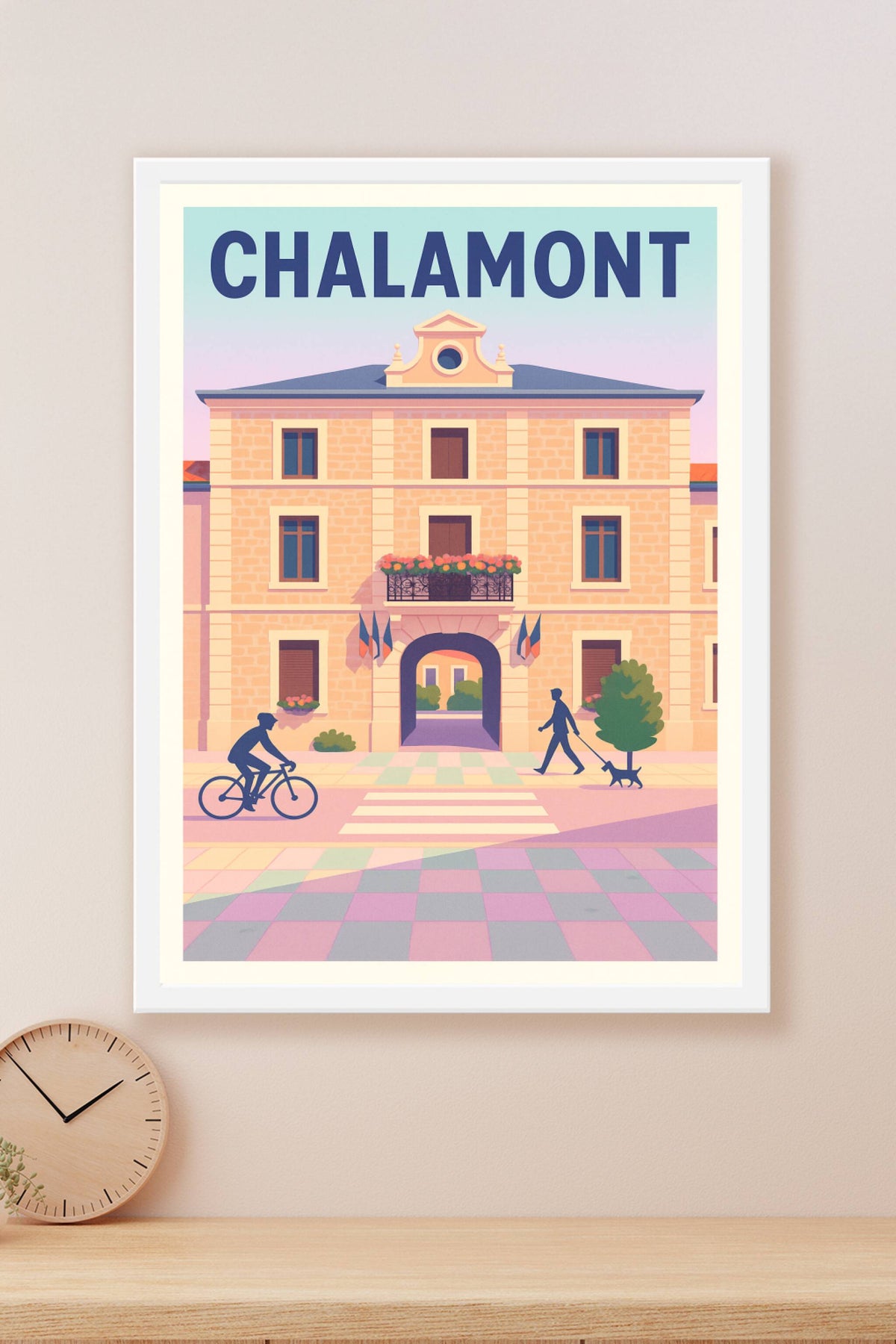 Affiche de Chalamont - L'élégance paisible au cœur de la ville