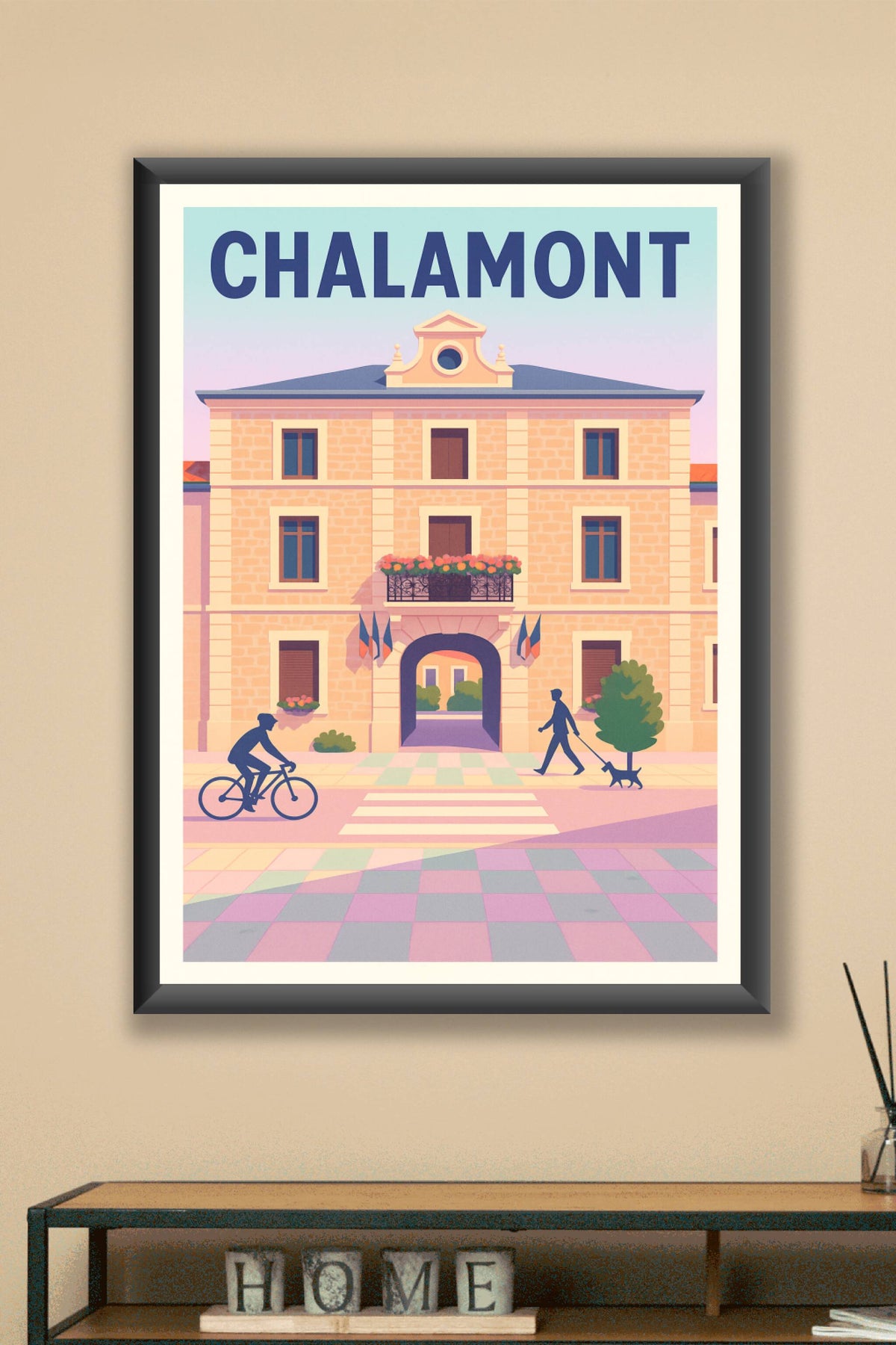 Affiche de Chalamont - L'élégance paisible au cœur de la ville