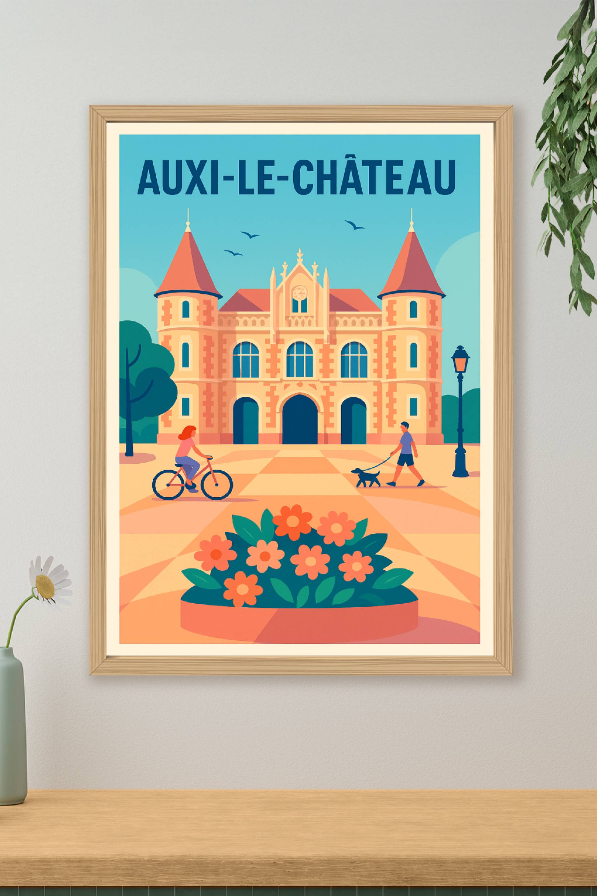 Affiche de Auxi-le-Château - Charme et élégance historique