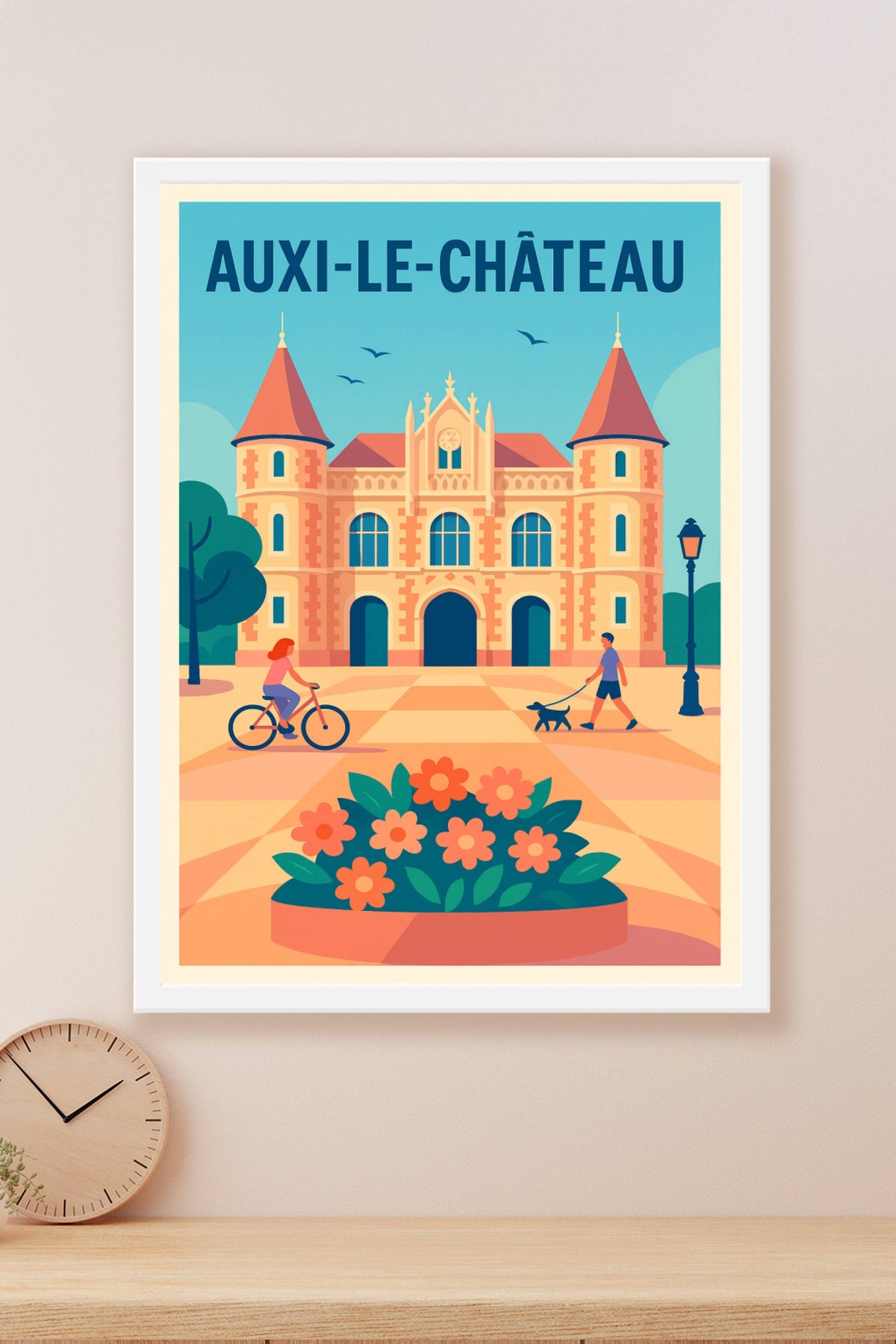 Affiche de Auxi-le-Château - Charme et élégance historique