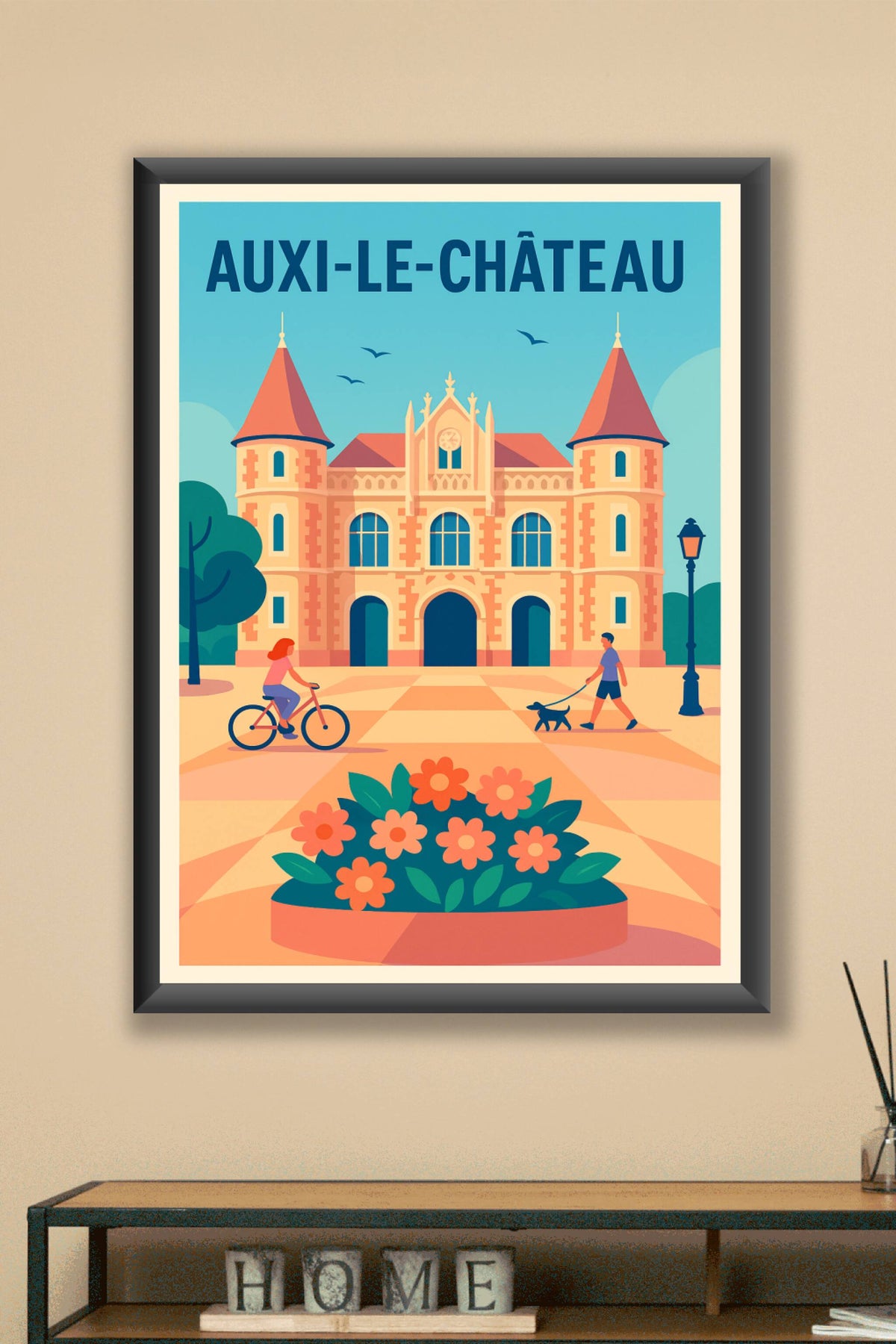 Affiche de Auxi-le-Château - Charme et élégance historique