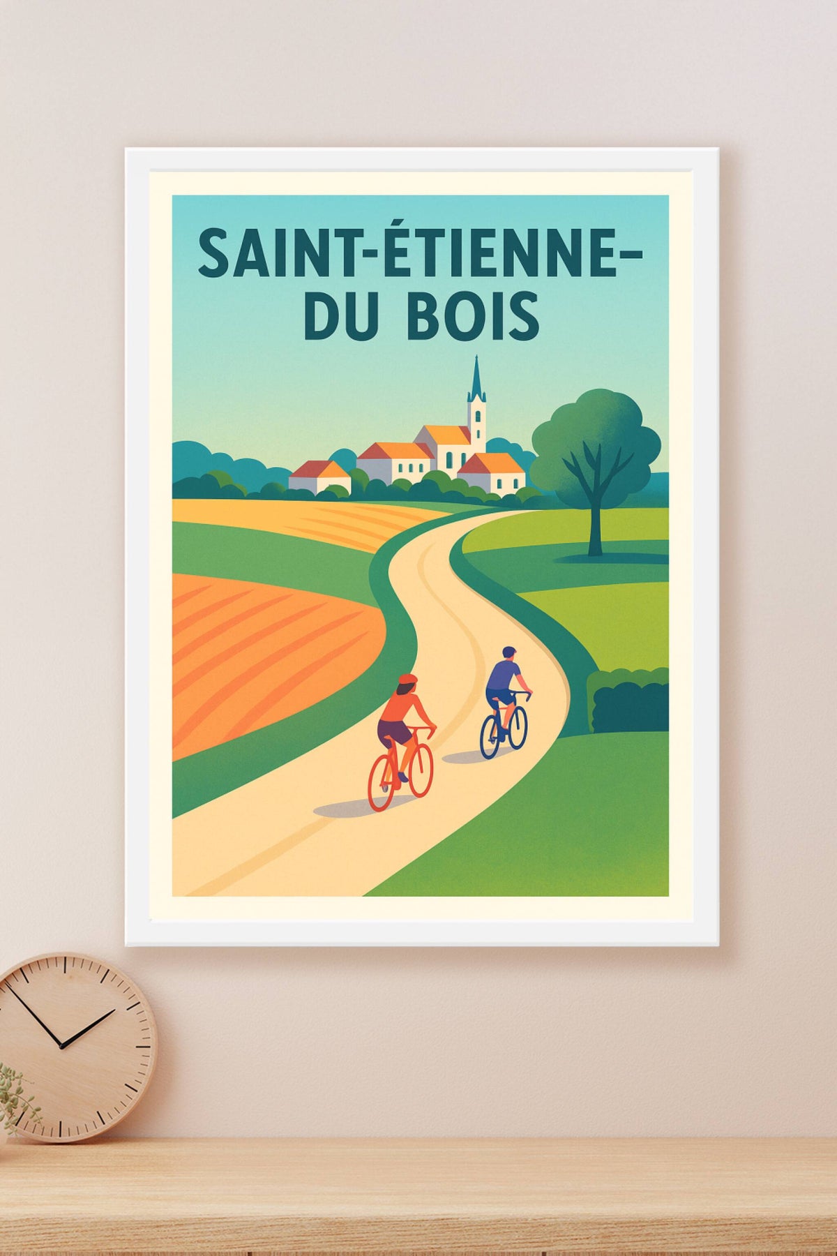 Affiche de Saint-Étienne-du-Bois - Balade champêtre à vélo