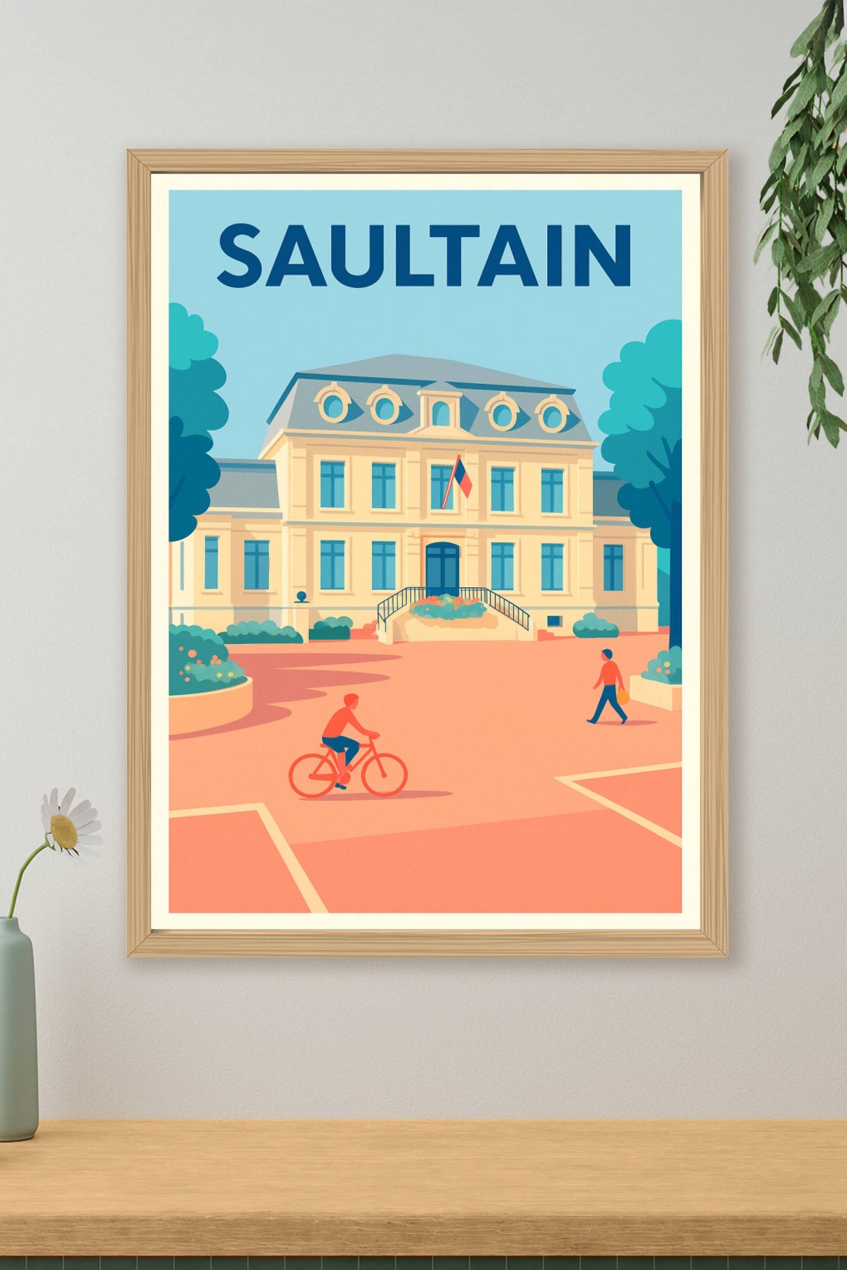 Affiche de Saultain - Charme et quiétude au cœur de la ville