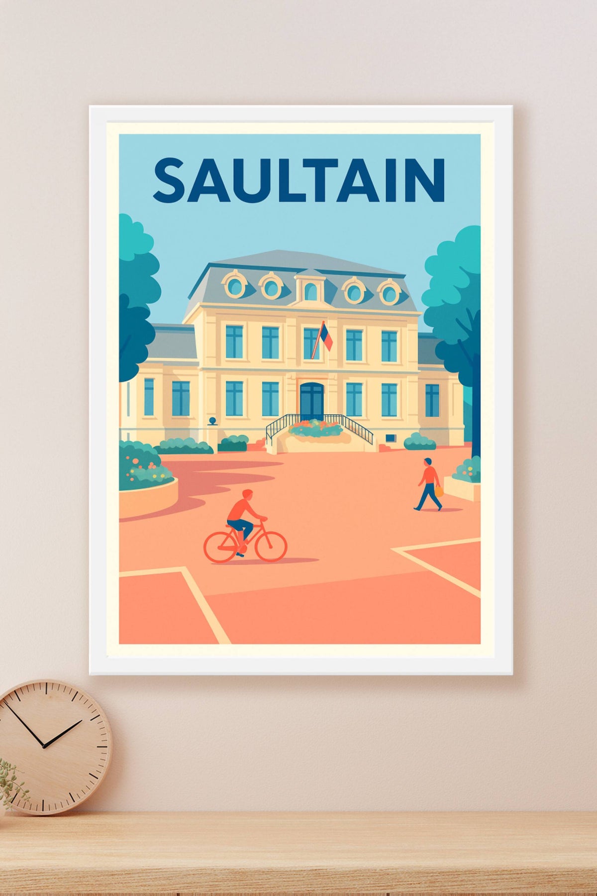 Affiche de Saultain - Charme et quiétude au cœur de la ville