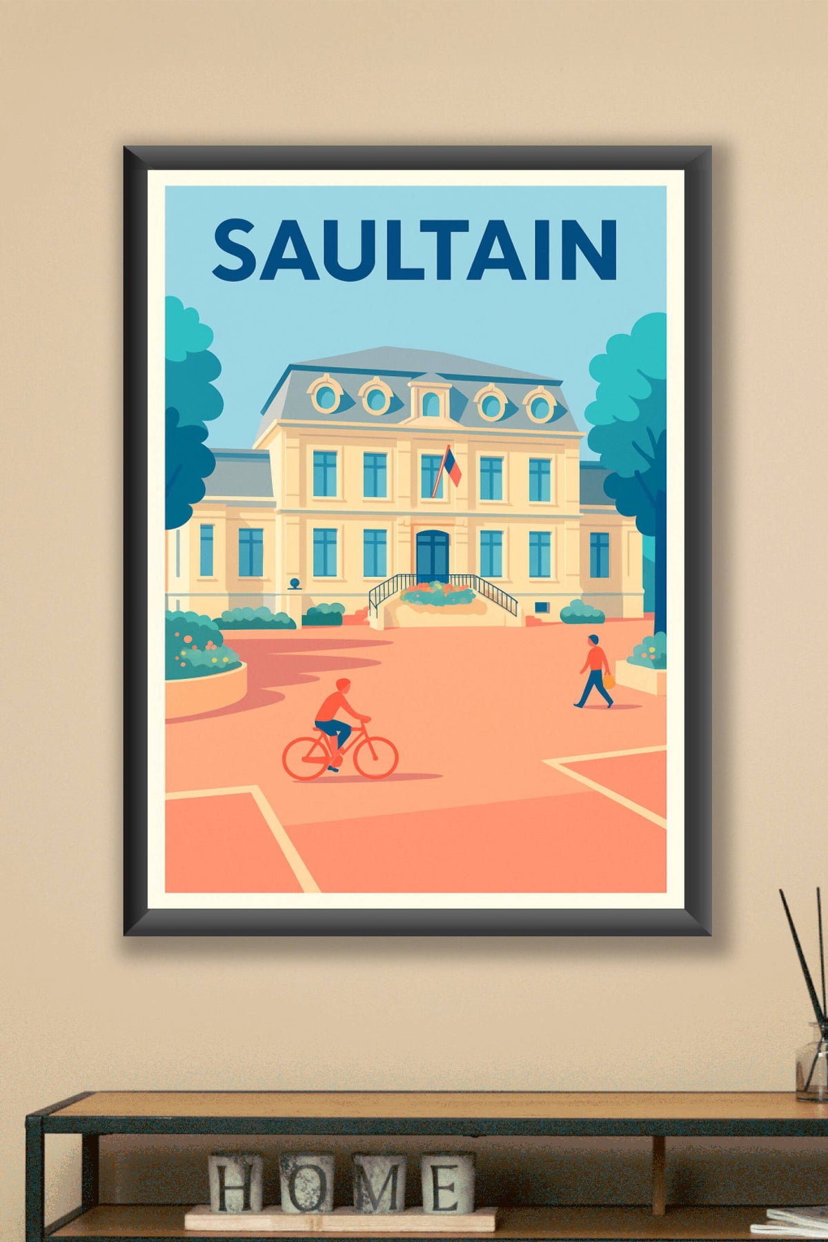 Affiche de Saultain - Charme et quiétude au cœur de la ville