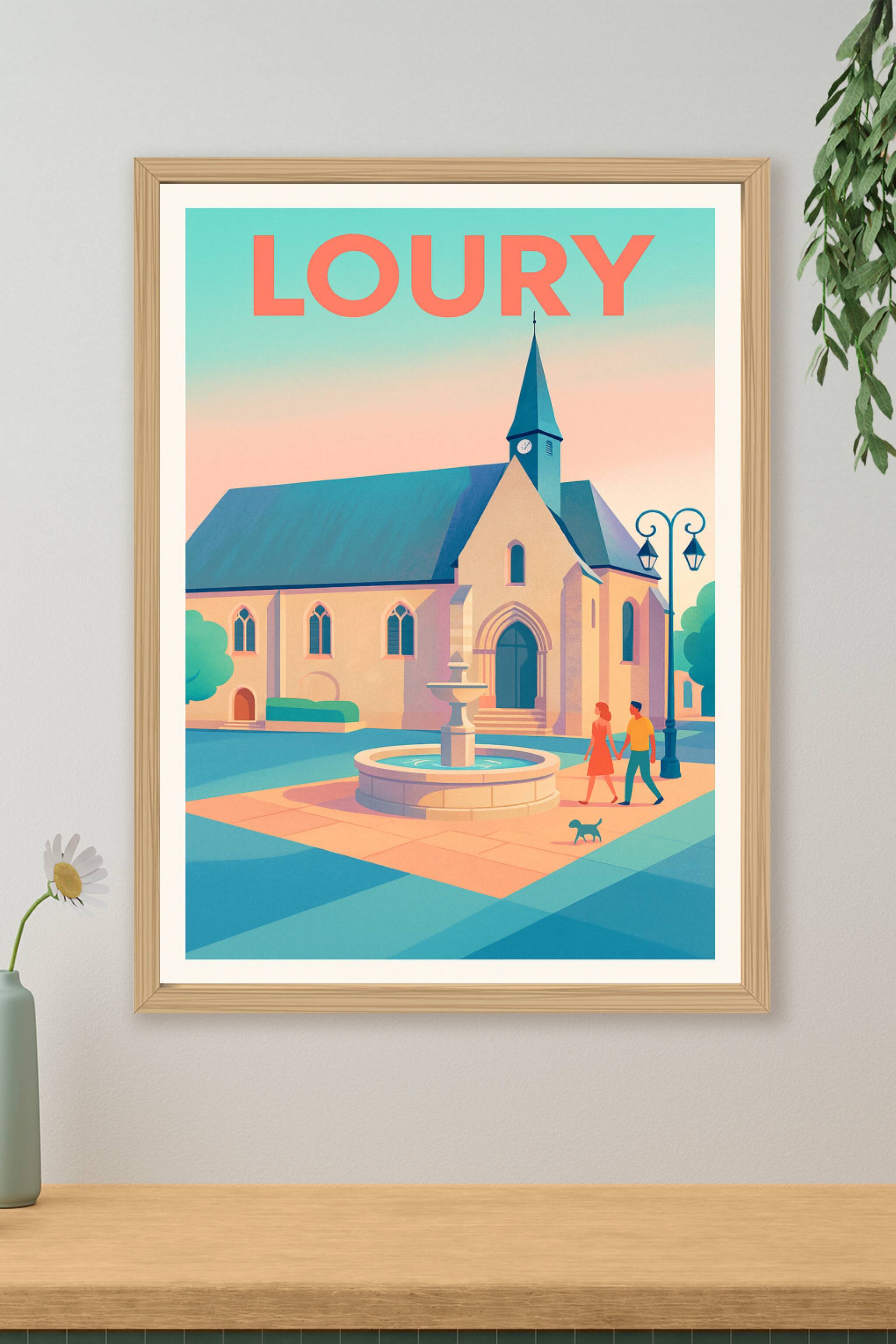 Affiche de Loury - Charme paisible au cœur du village