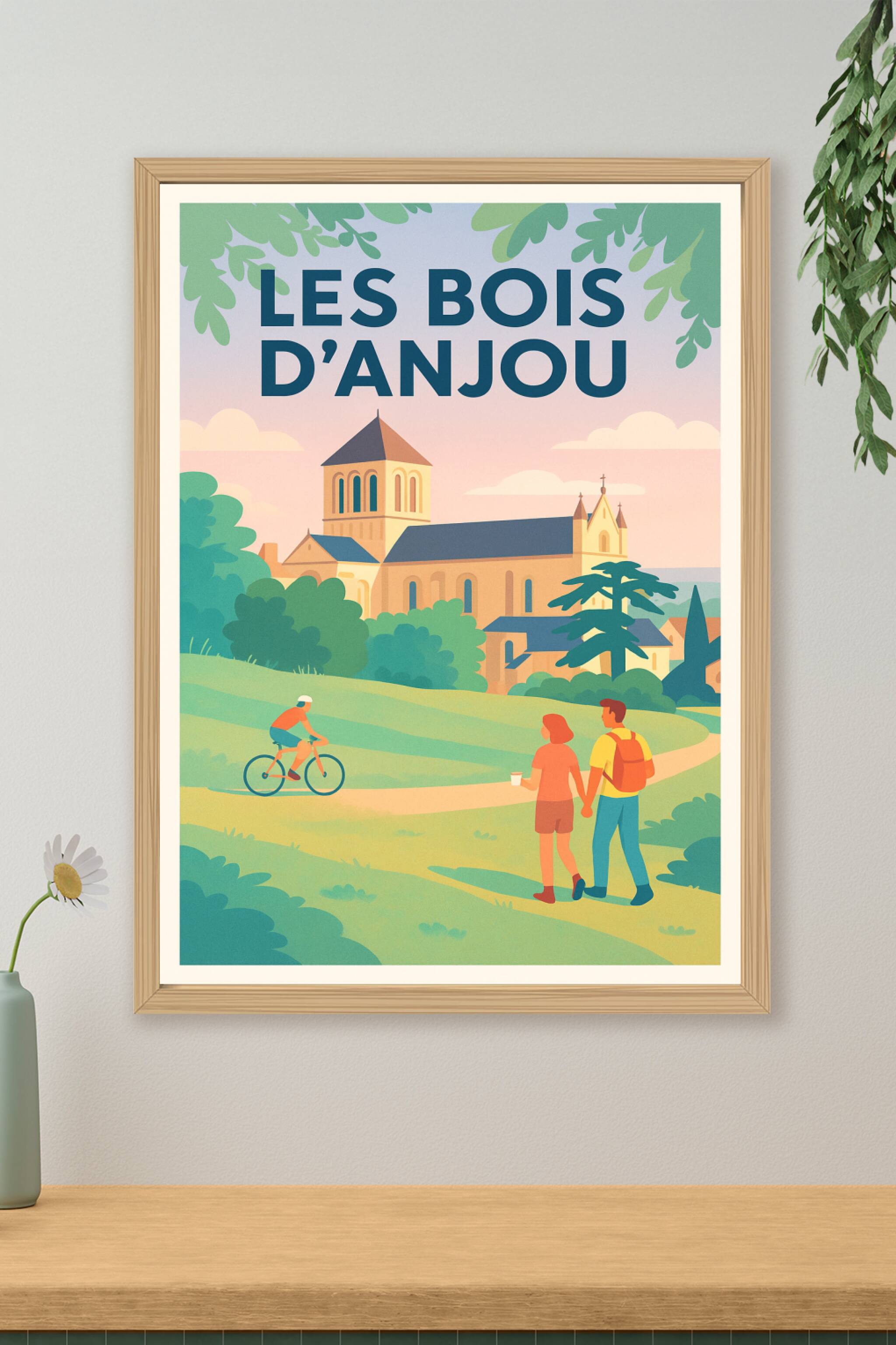 Affiche de Les Bois d'Anjou - Escapade bucolique et charme authentique