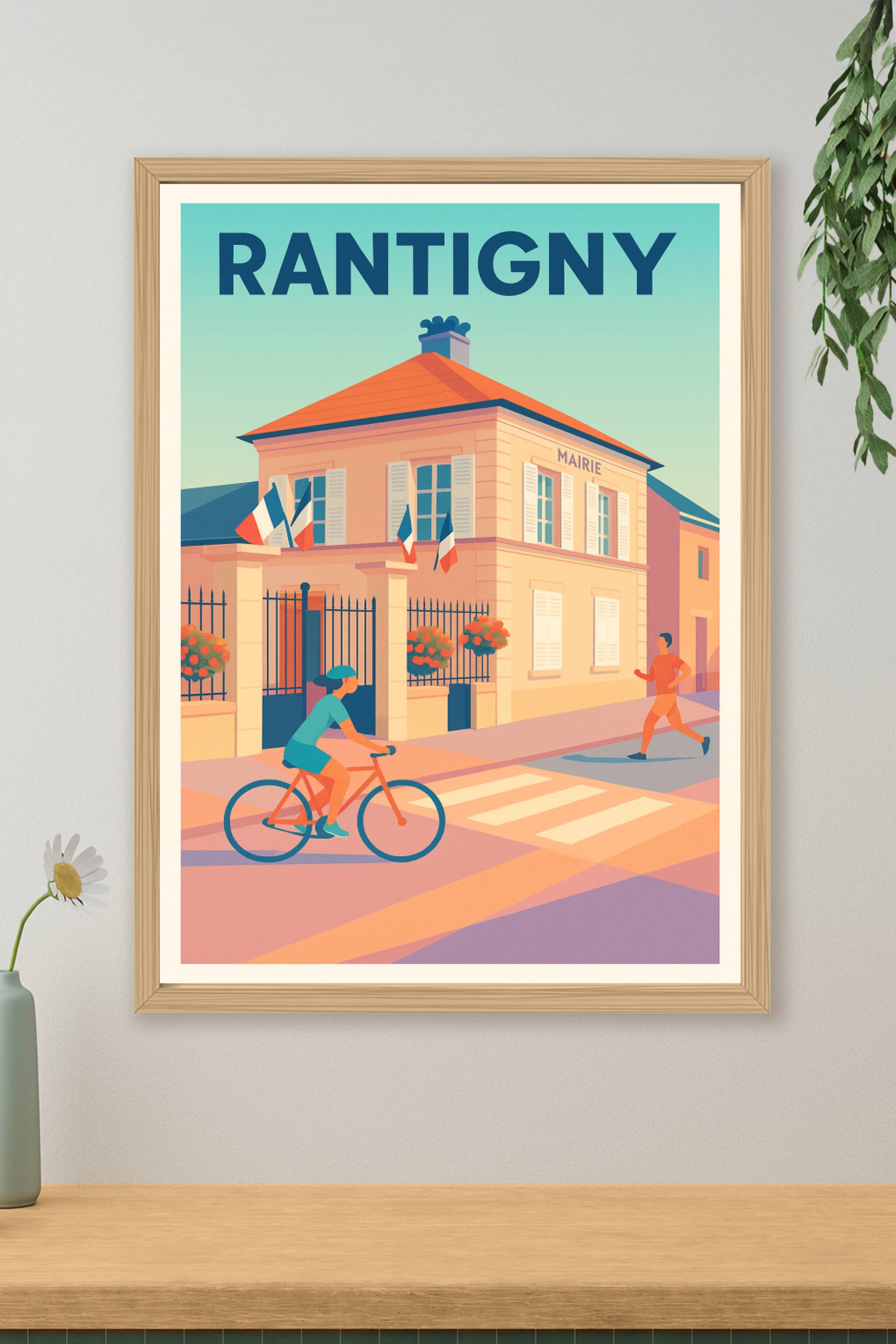 Affiche de Rantigny - Douceur de vie et mobilité urbaine