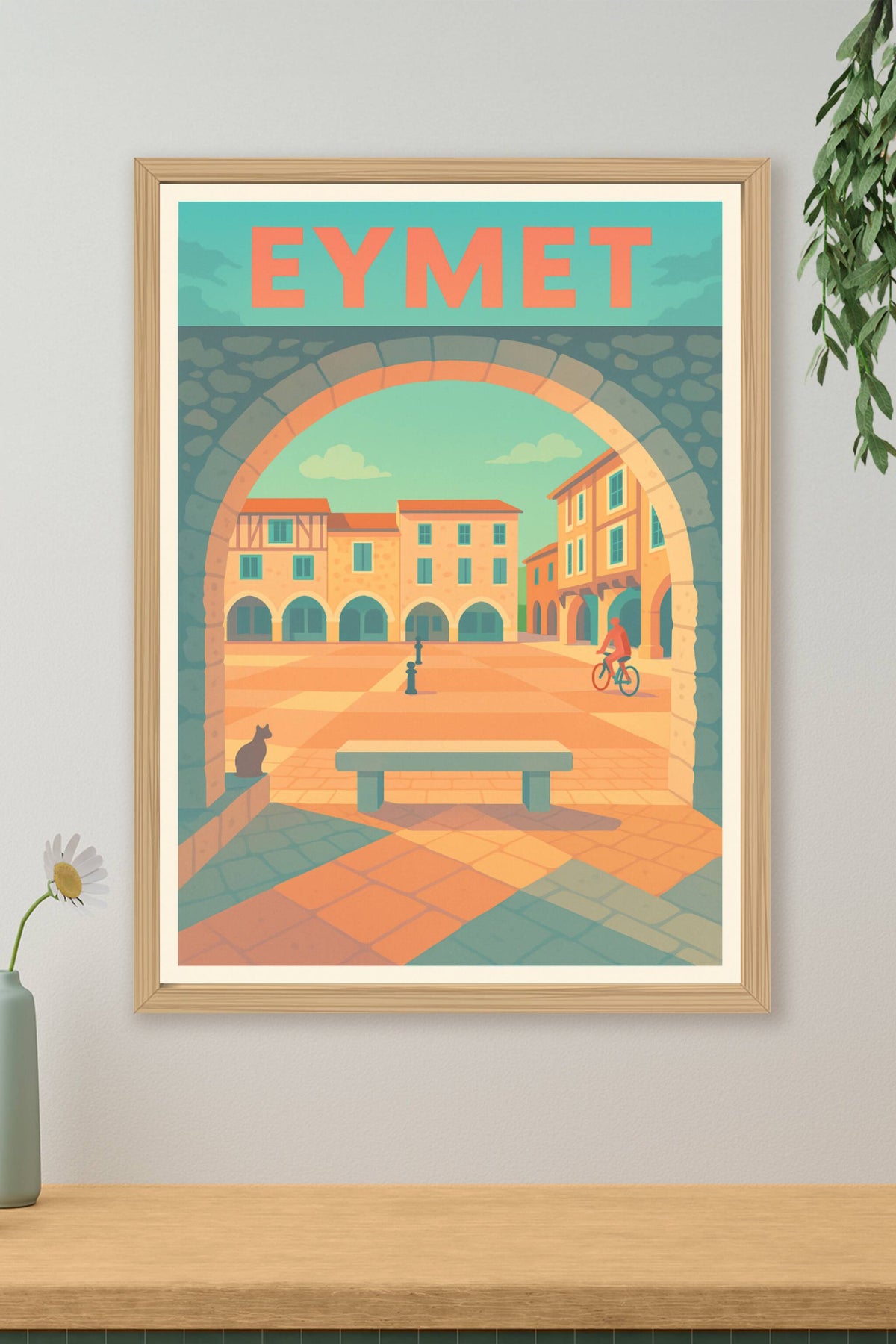 Affiche de Eymet - Charme et Sérénité en Dordogne
