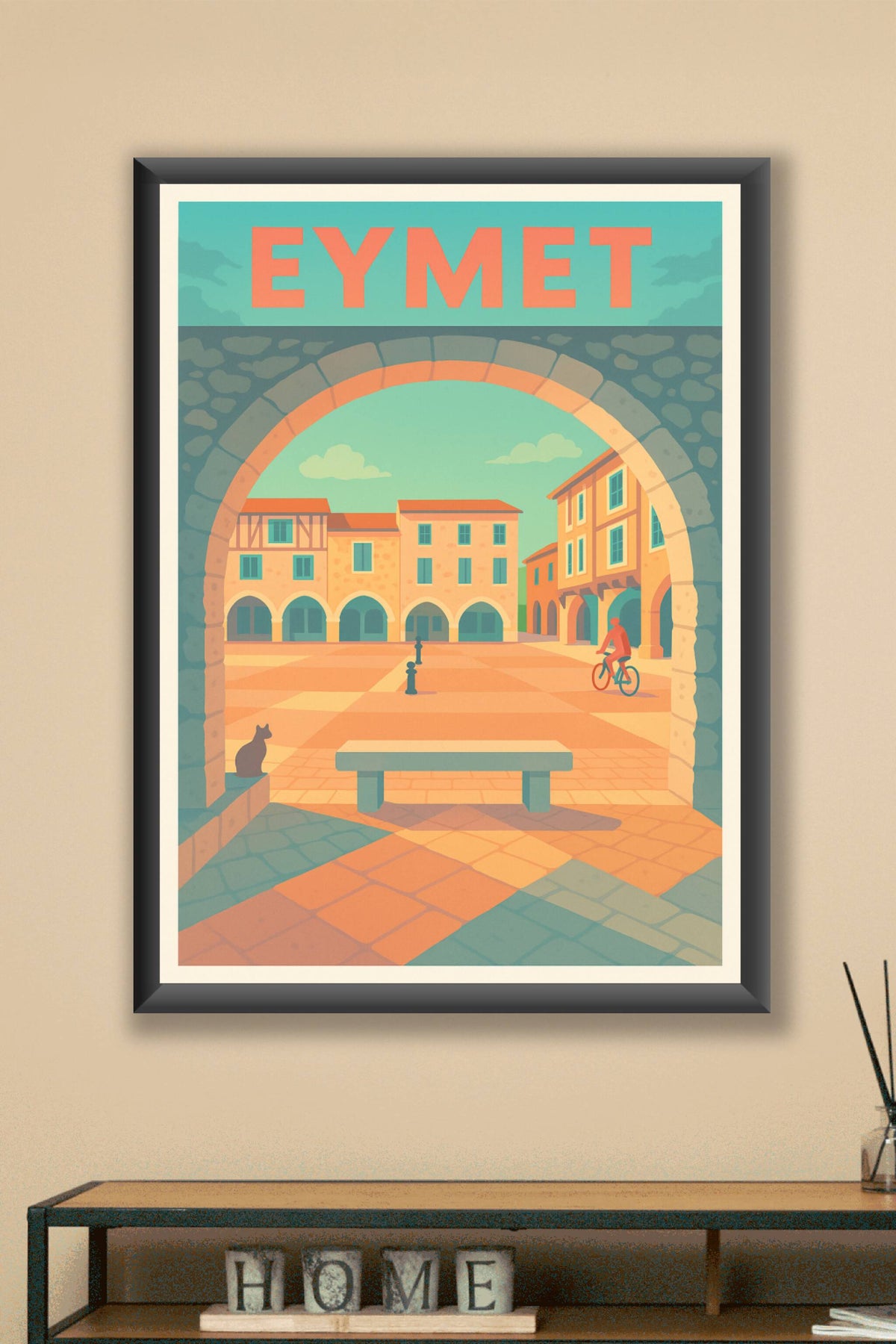 Affiche de Eymet - Charme et Sérénité en Dordogne