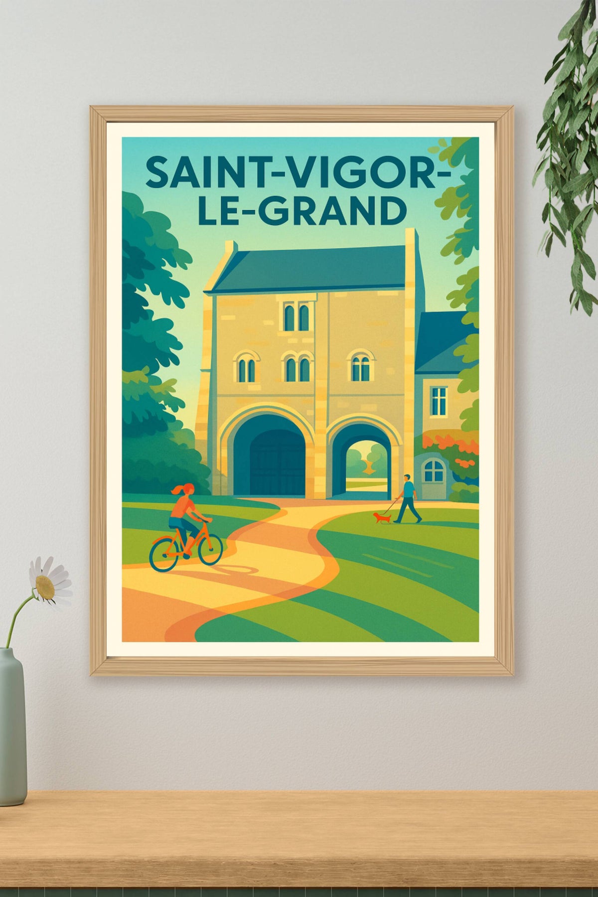 Affiche de Saint-Vigor-le-Grand - Charme et douceur normande