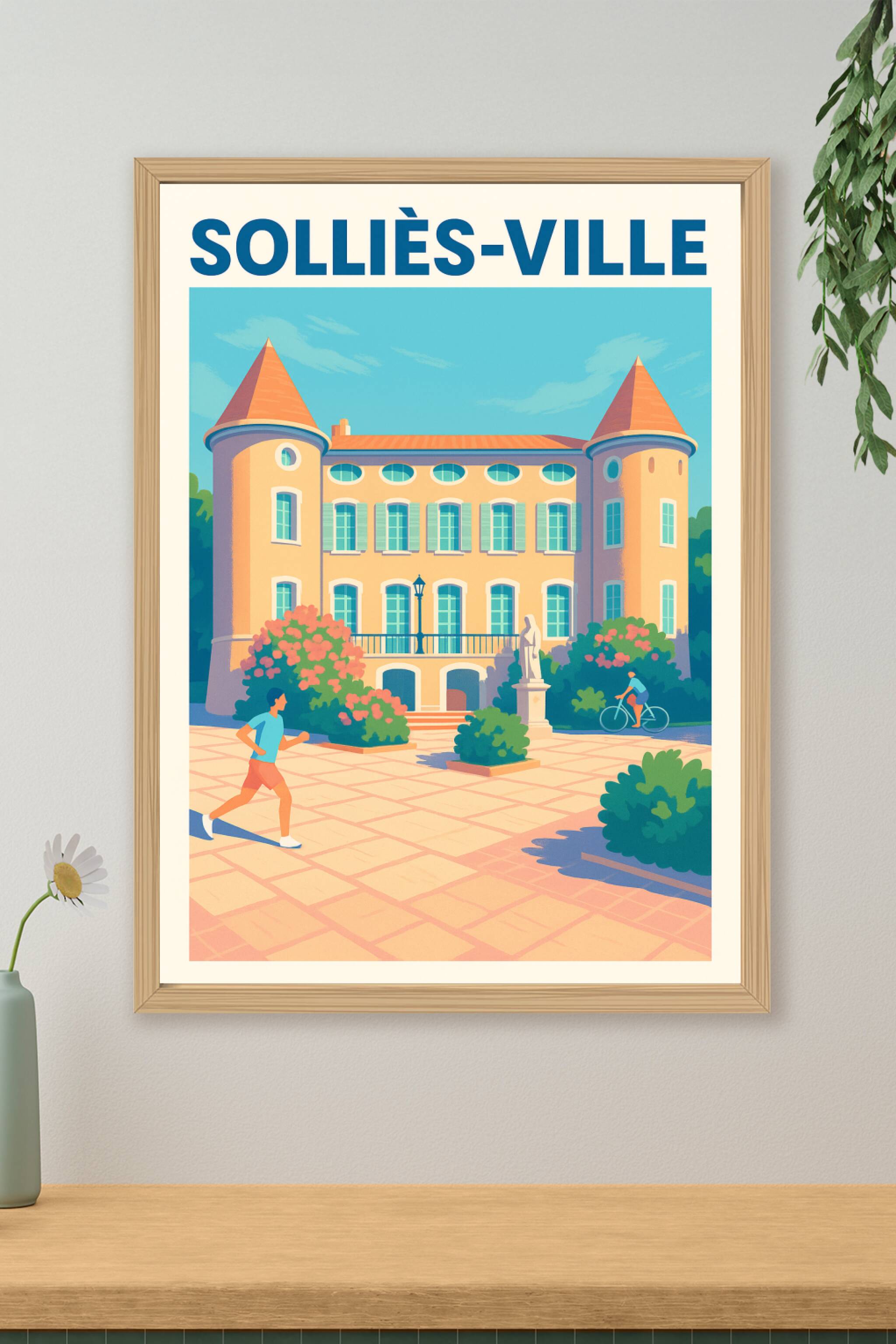 Affiche de Solliès-Ville - Charme et sérénité en Provence
