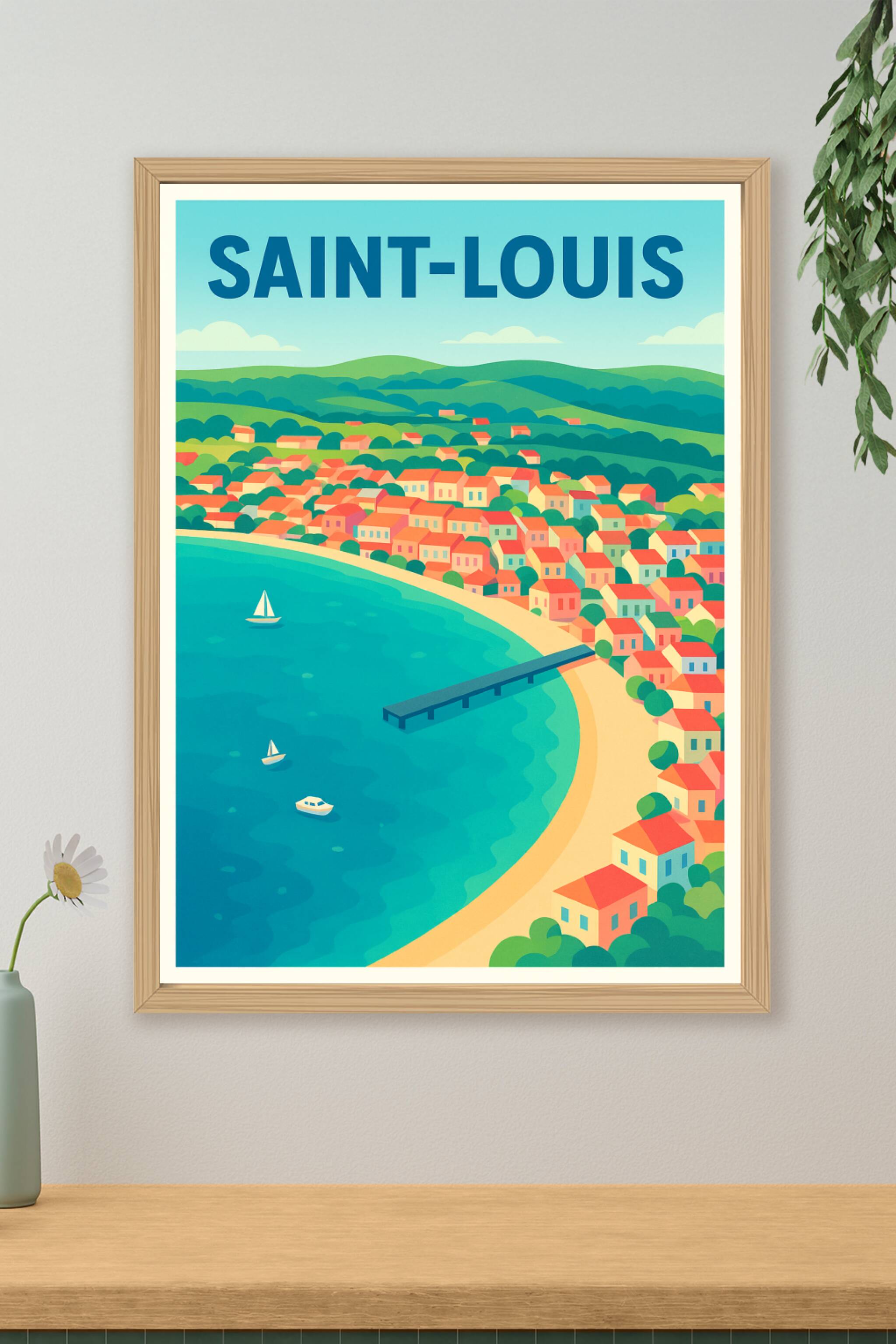 Affiche de Saint-Louis - Escapade côtière pleine de charme