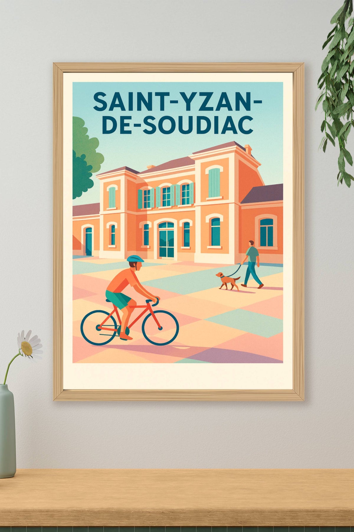 Affiche de Saint-Yzan-de-Soudiac - Une balade paisible au cœur d'une charmante ville