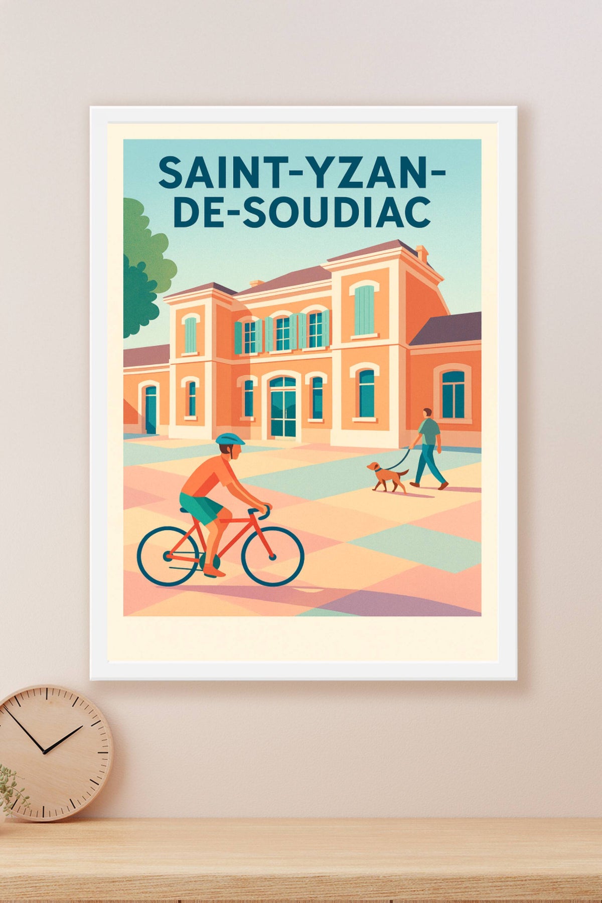 Affiche de Saint-Yzan-de-Soudiac - Une balade paisible au cœur d'une charmante ville