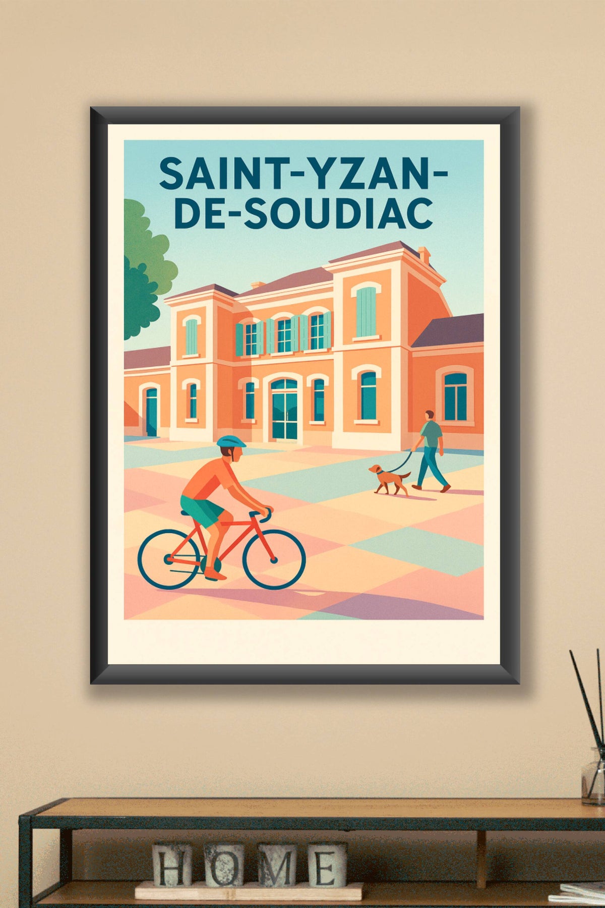 Affiche de Saint-Yzan-de-Soudiac - Une balade paisible au cœur d'une charmante ville