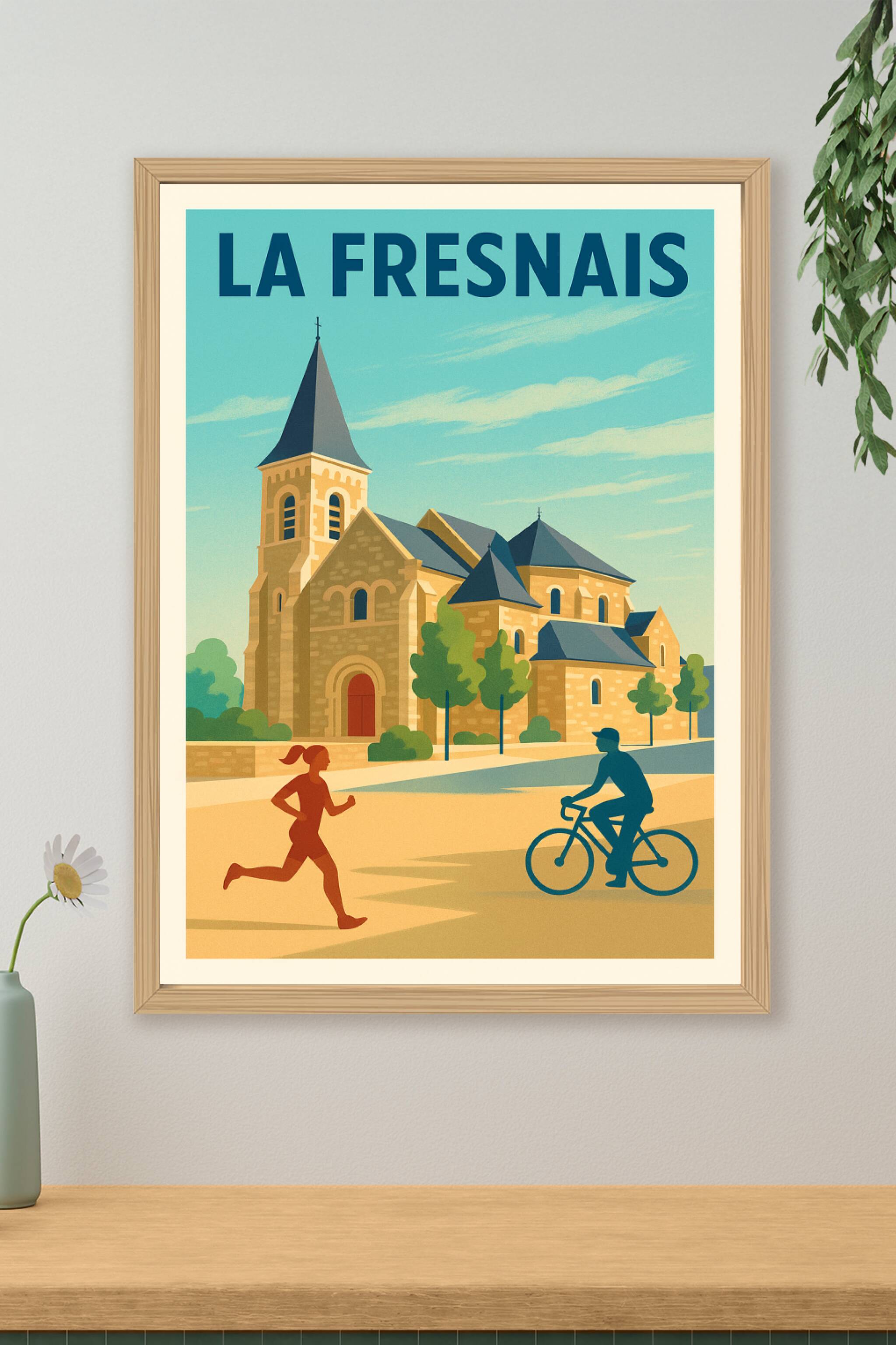 Affiche de La Fresnais - Ambiance sereine et sportive au cœur du village