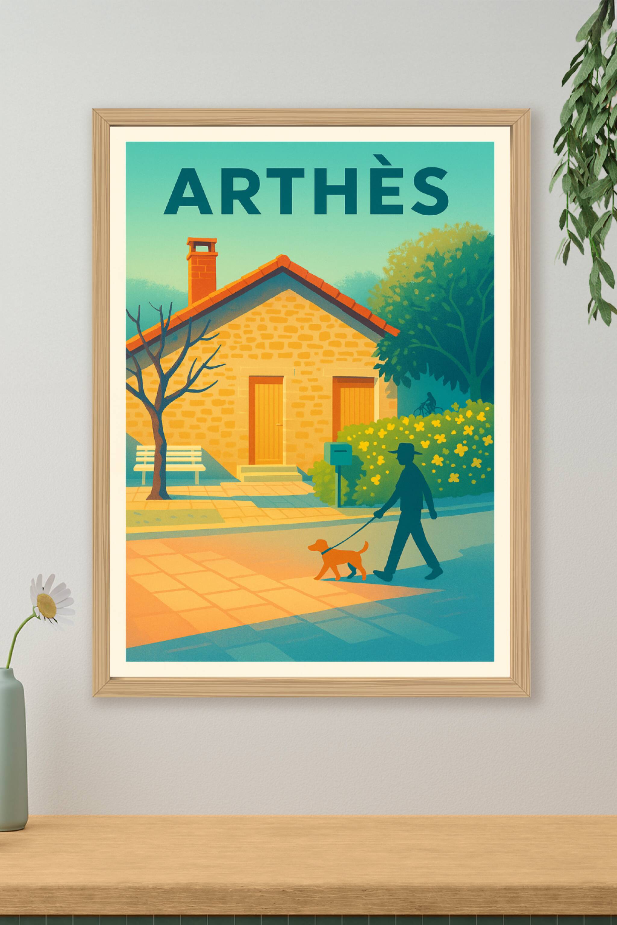 Affiche de Arthès - Balade paisible en lumière douce