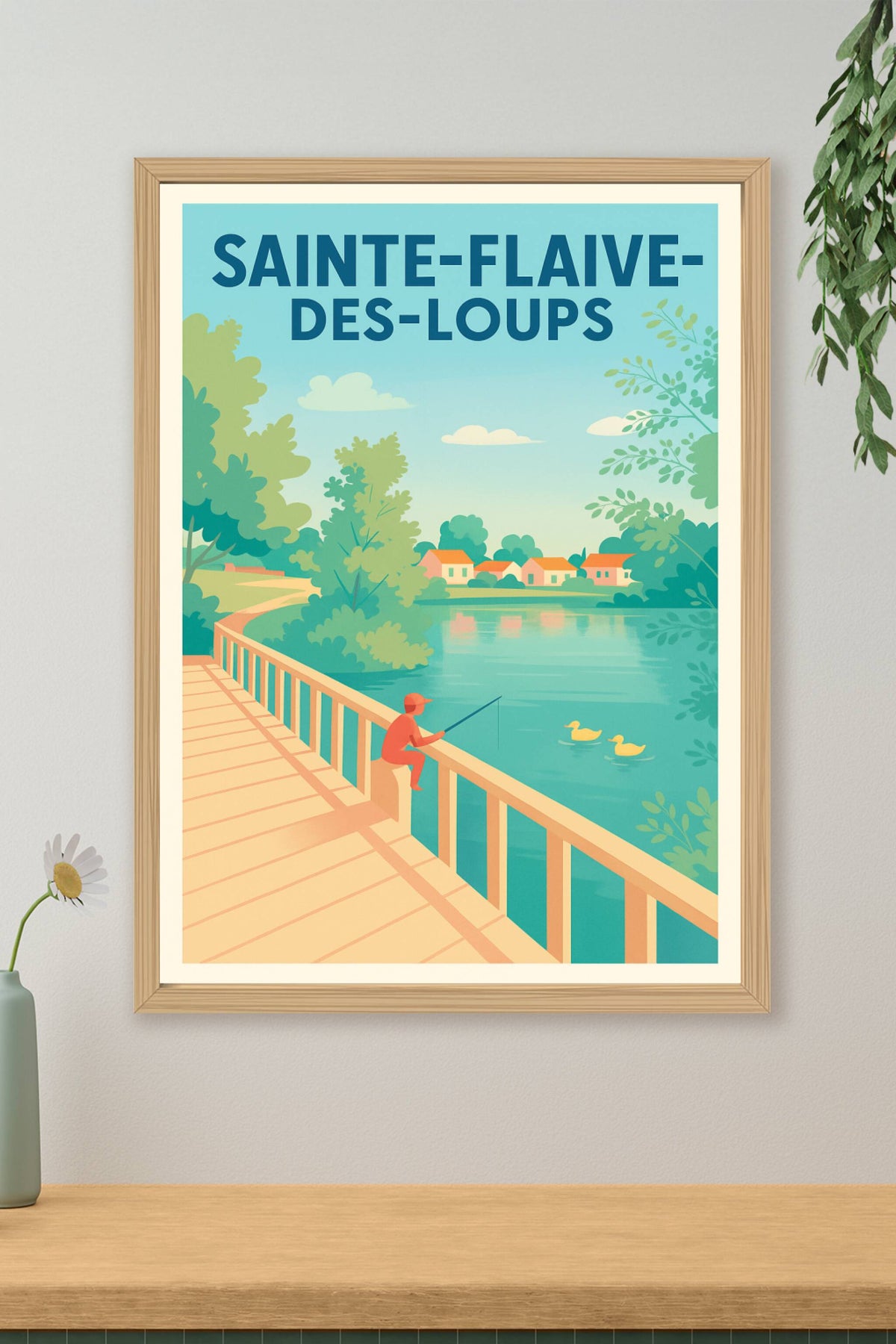 Affiche de Sainte-Flaive-des-Loups - Élégance et douceur de la nature