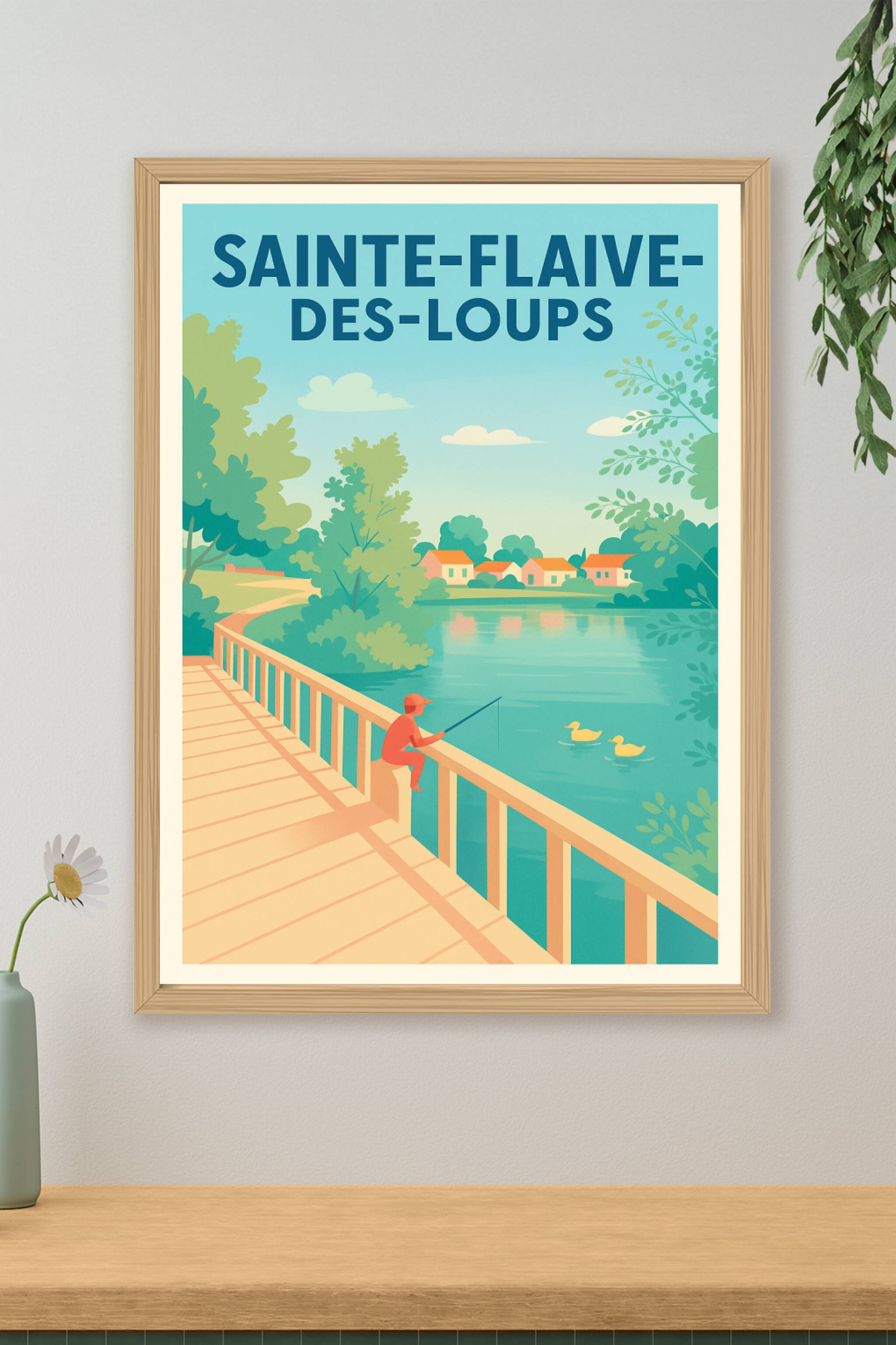 Affiche de Sainte-Flaive-des-Loups - Élégance et douceur de la nature