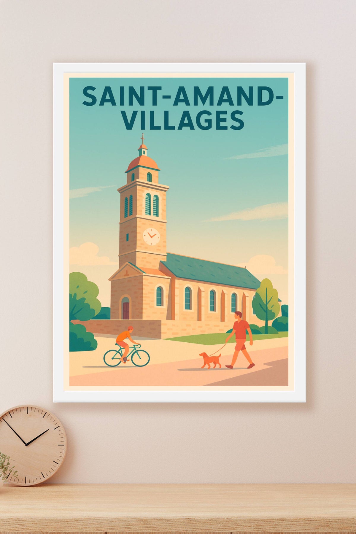 Affiche de Saint-Amand-Villages - Sérénité et patrimoine au cœur du village