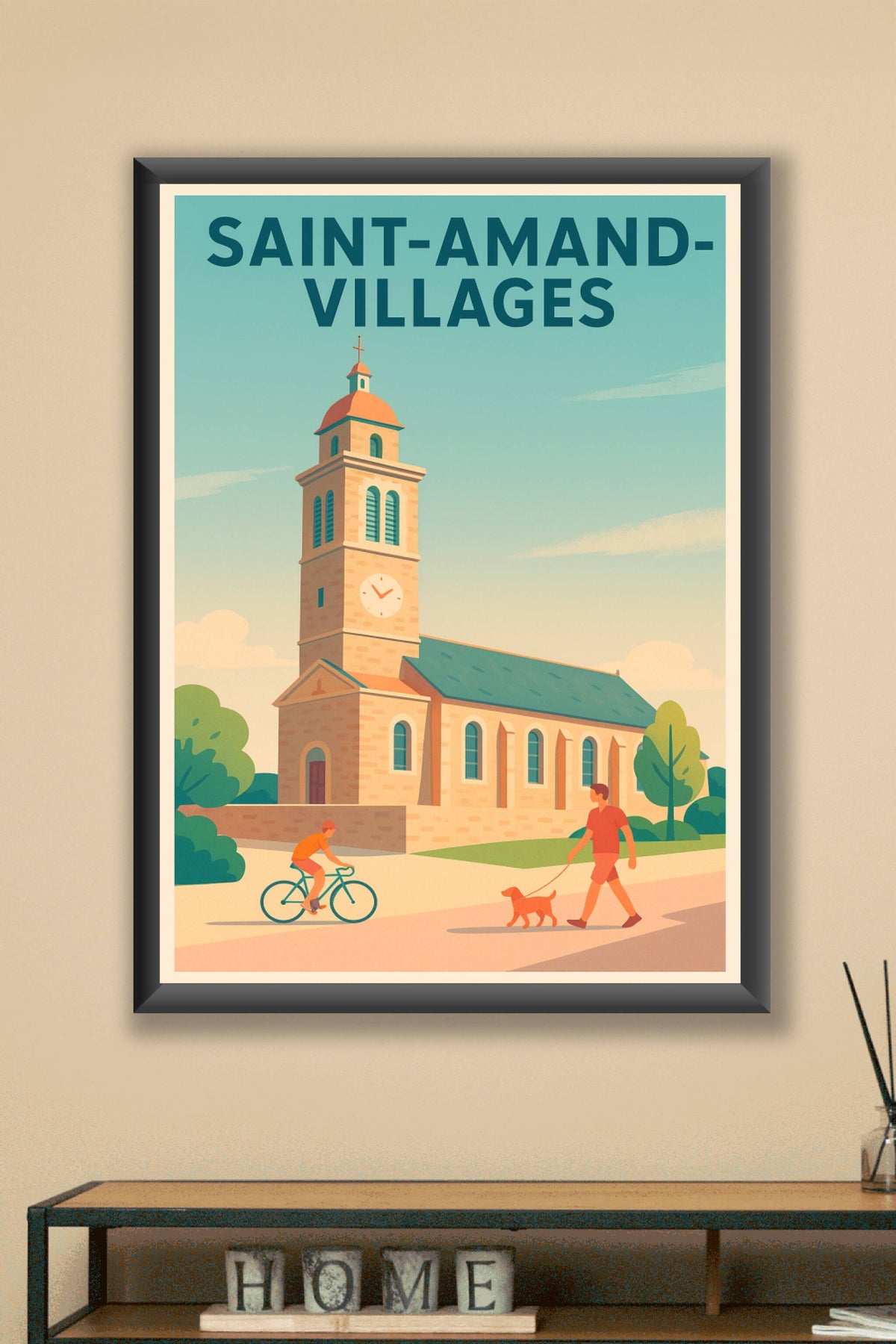 Affiche de Saint-Amand-Villages - Sérénité et patrimoine au cœur du village