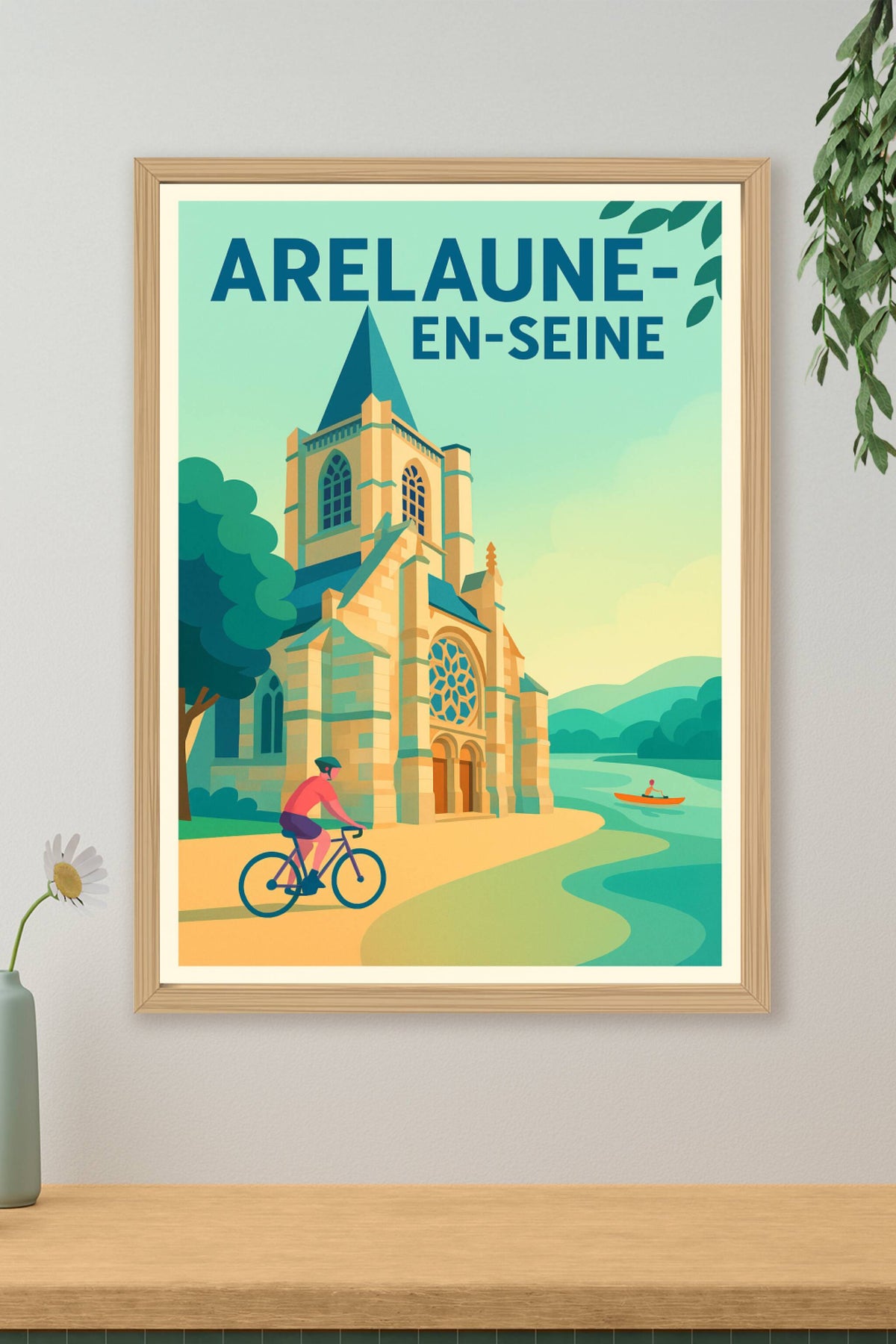 Affiche de Arelaune-en-Seine - Charme historique et nature apaisante