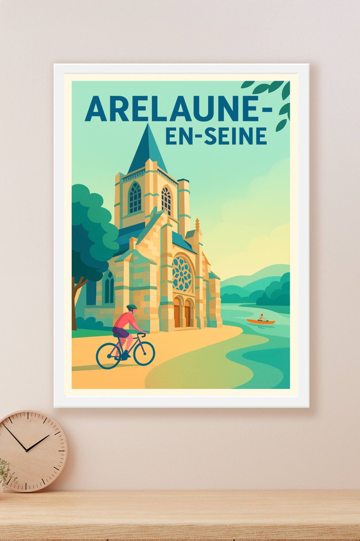 Affiche de Arelaune-en-Seine - Charme historique et nature apaisante