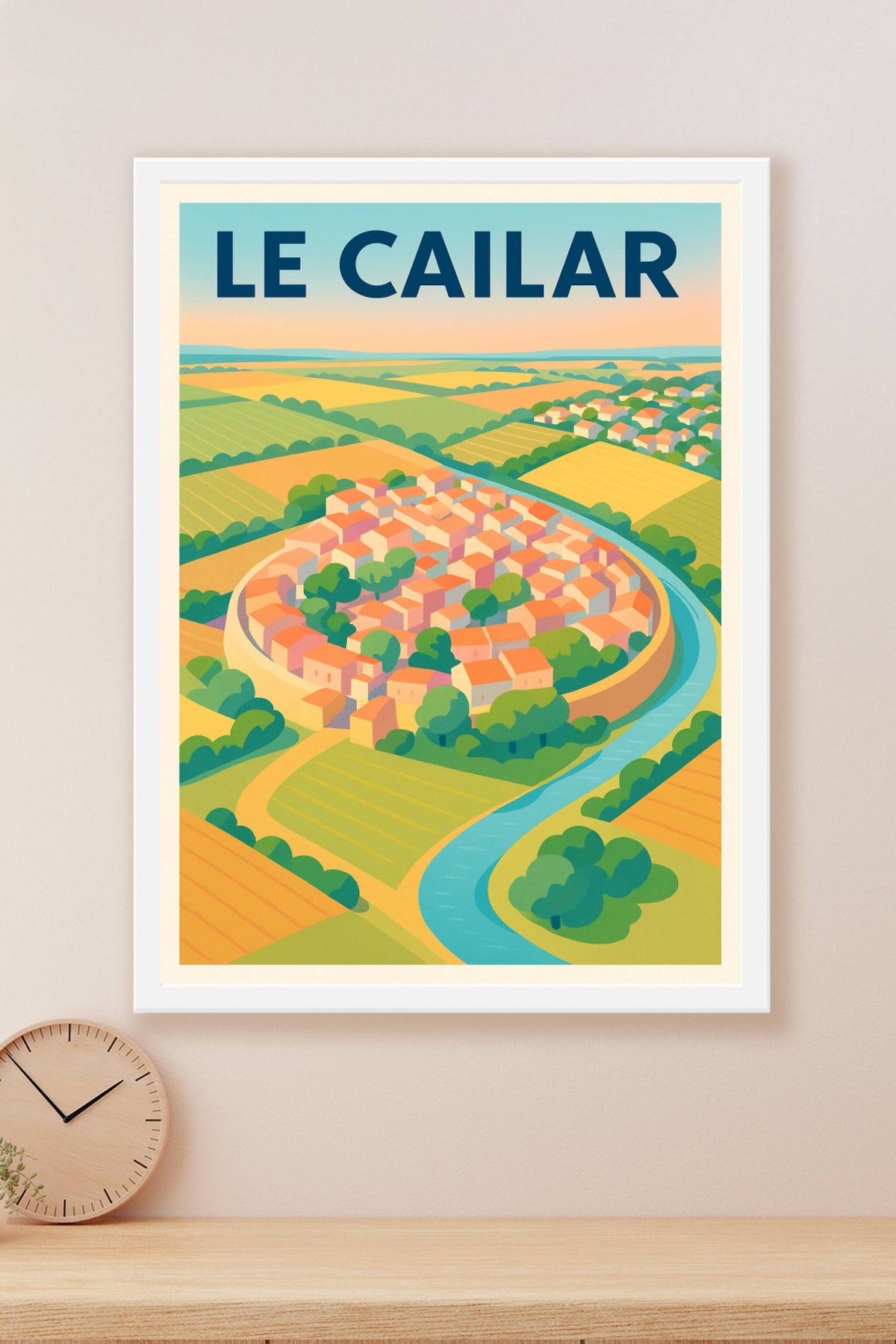 Affiche de Le Cailar - Charme circulaire au cœur de la Camargue