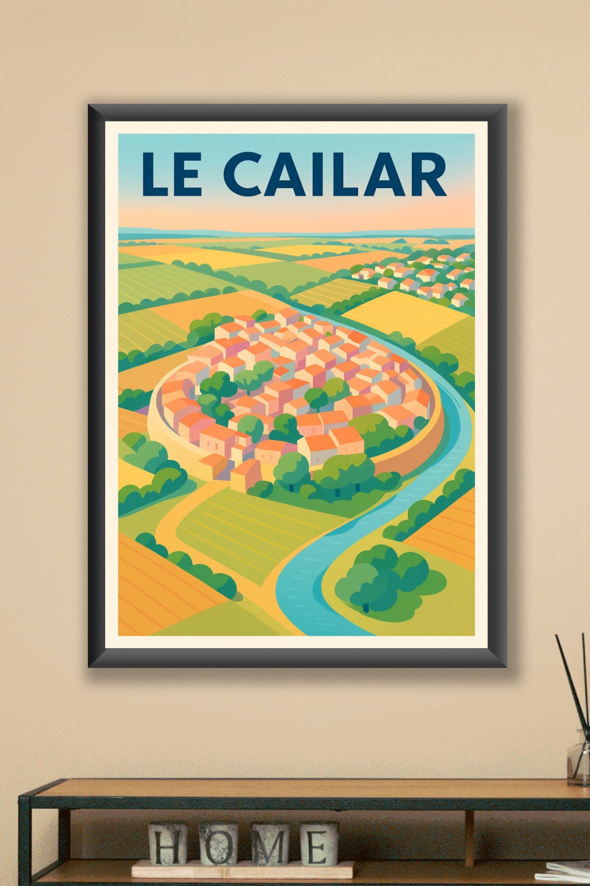 Affiche de Le Cailar - Charme circulaire au cœur de la Camargue