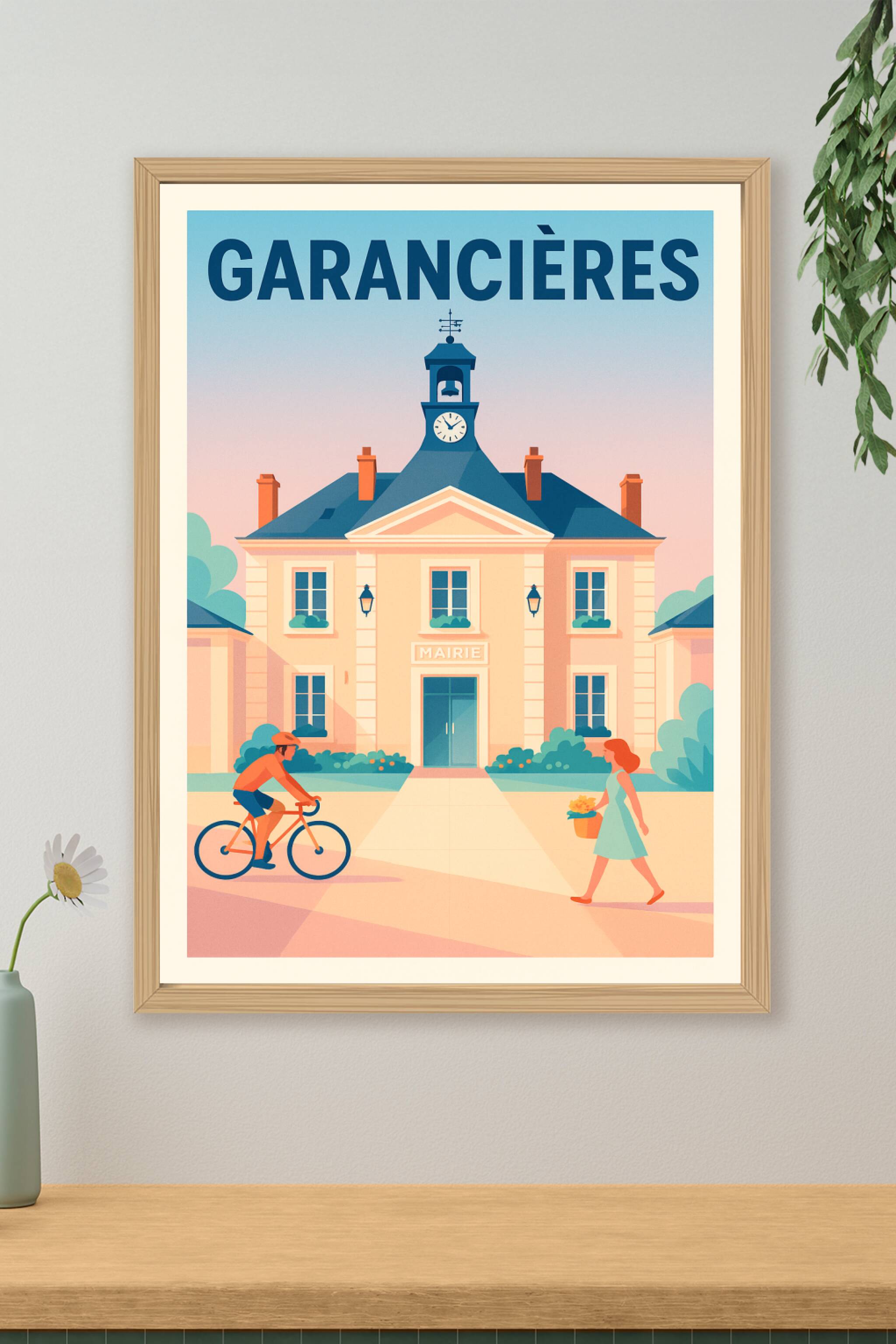 Affiche de Garancières - Un charmant instant au cœur du village