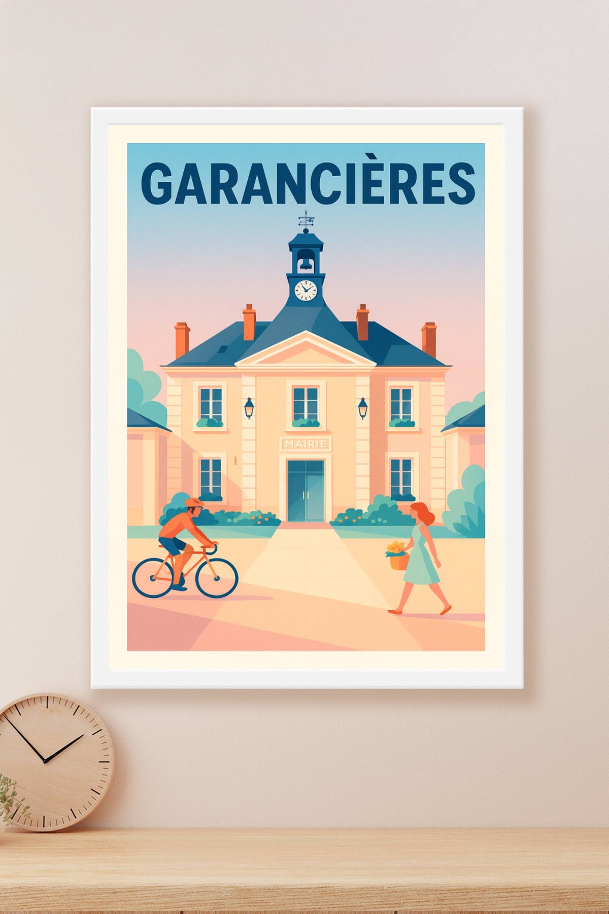 Affiche de Garancières - Un charmant instant au cœur du village