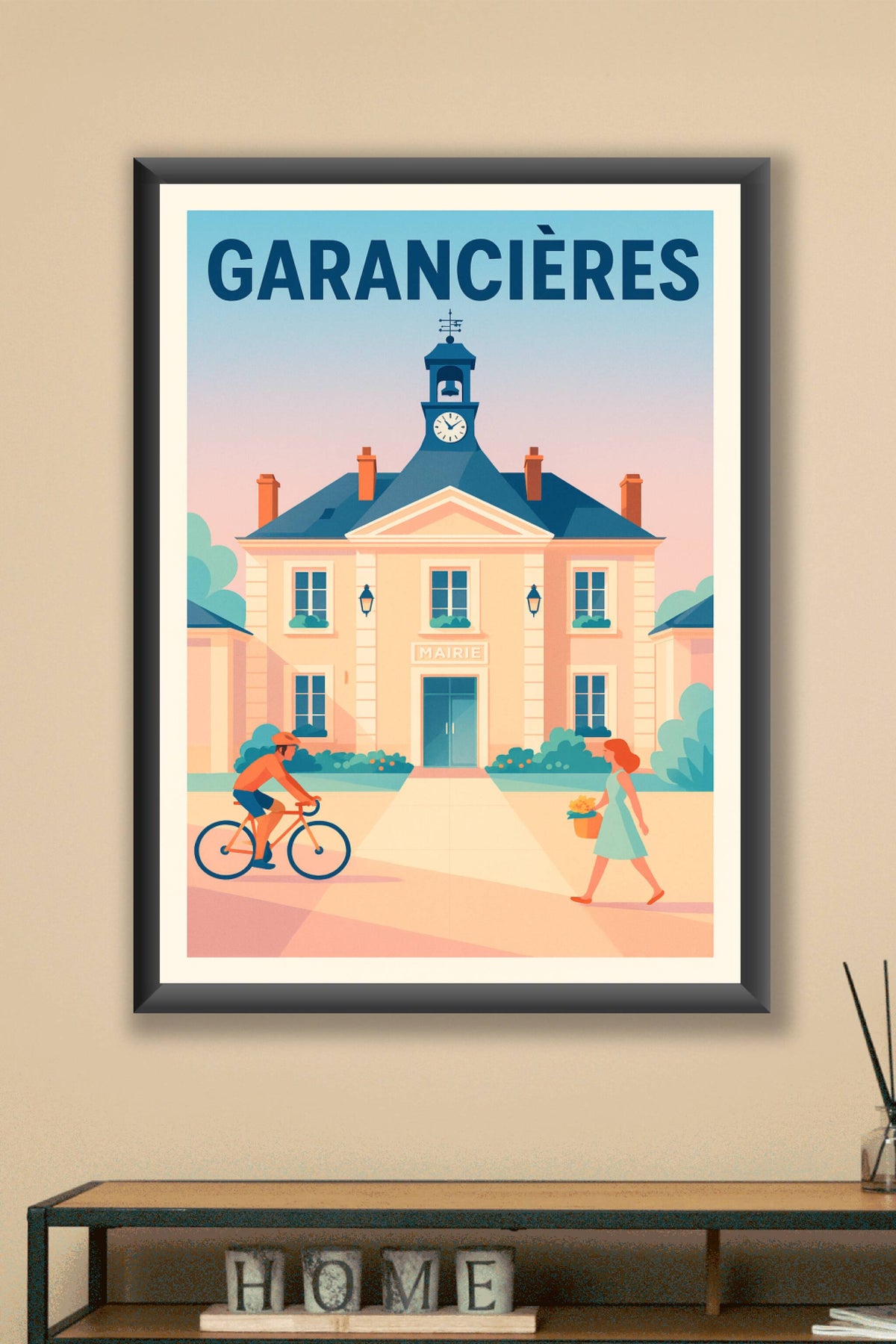 Affiche de Garancières - Un charmant instant au cœur du village