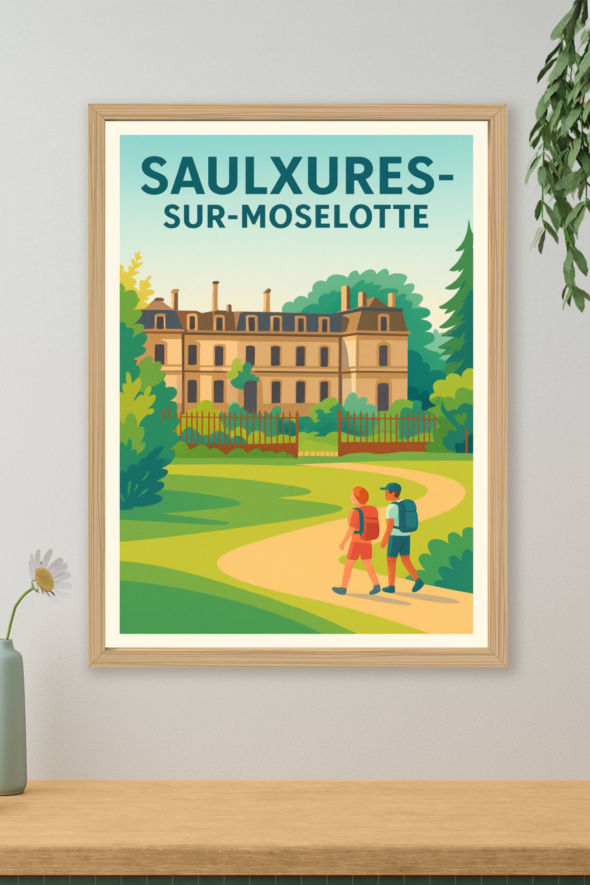 Affiche de Saulxures-sur-Moselotte - Invitation à la découverte et à la nature