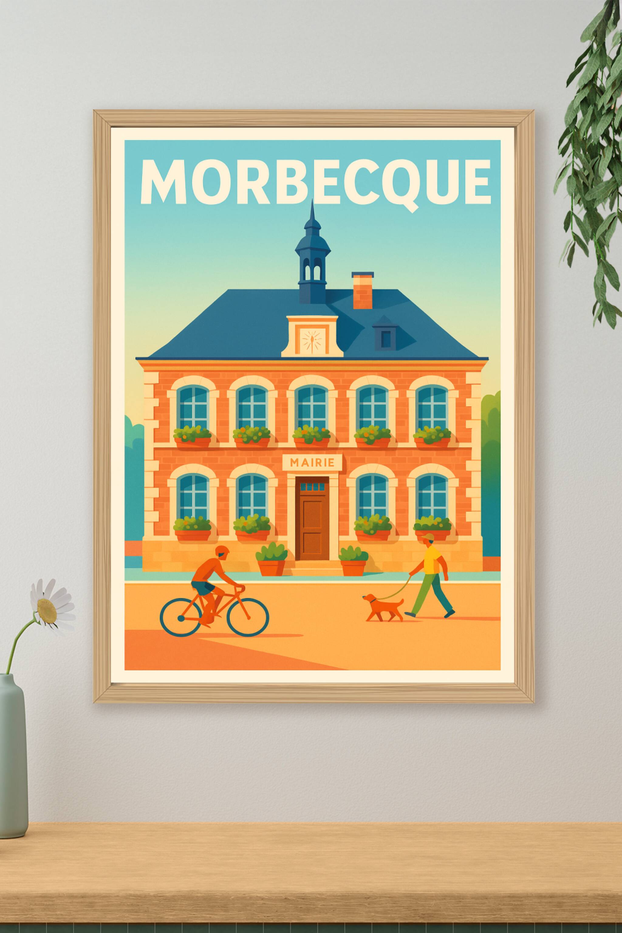 Affiche de Morbecque - Charme et simplicité du cœur de ville