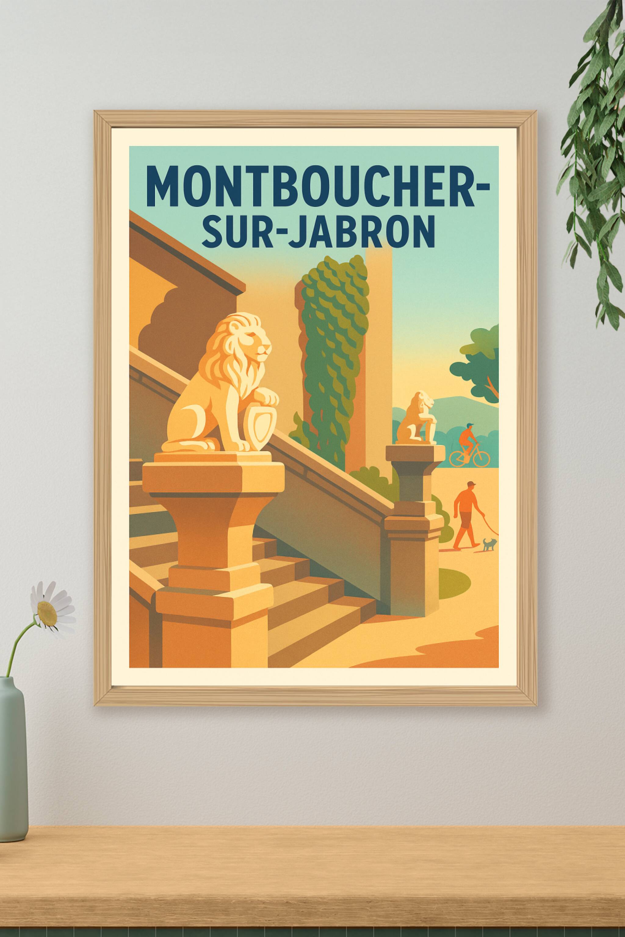 Affiche de Montboucher-sur-Jabron - L'élégance intemporelle au cœur des Alpes