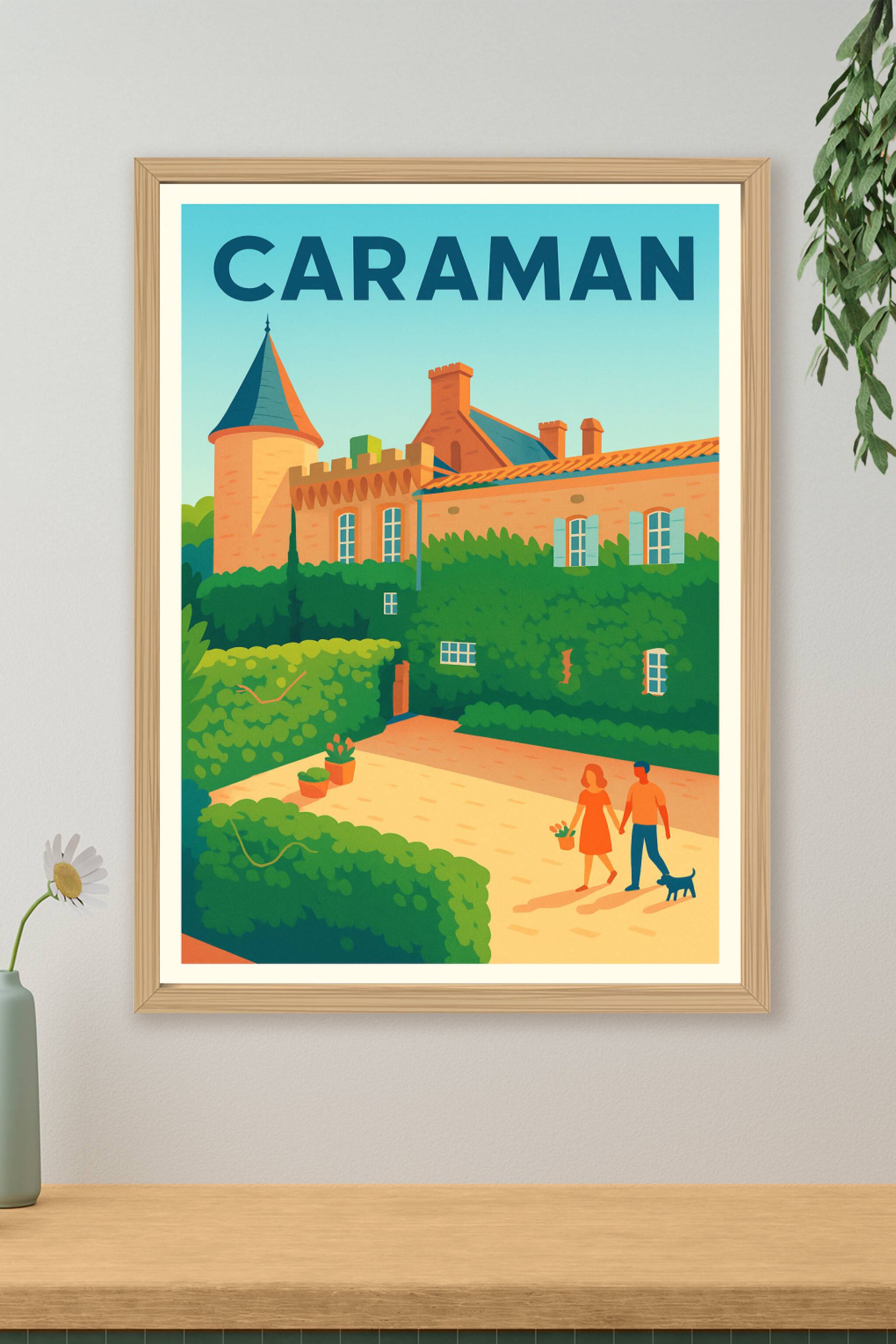 Affiche de Caraman - Une escapade bucolique en pleine nature