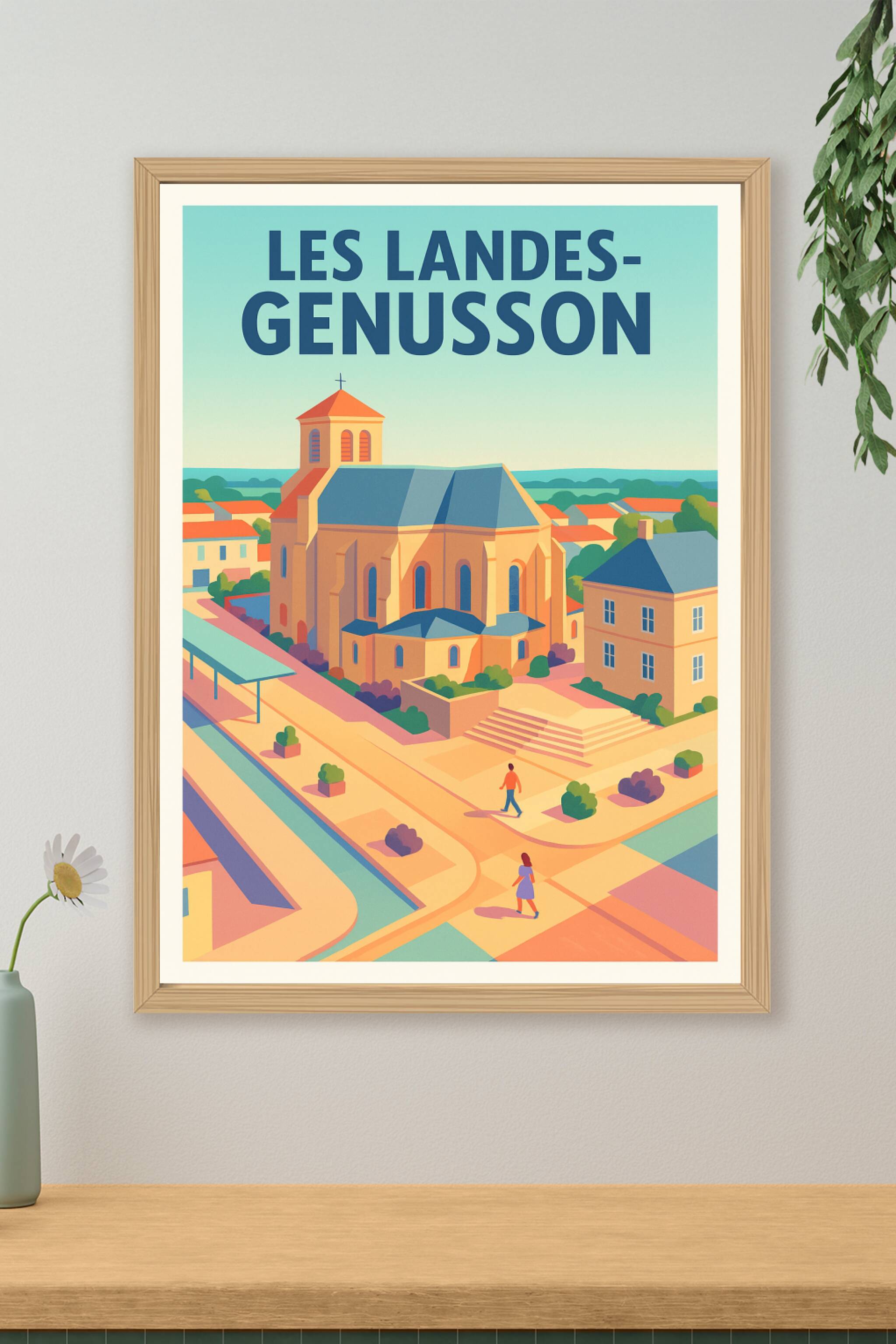 Affiche de Les Landes-Genusson - Évasion au cœur d’un village paisible