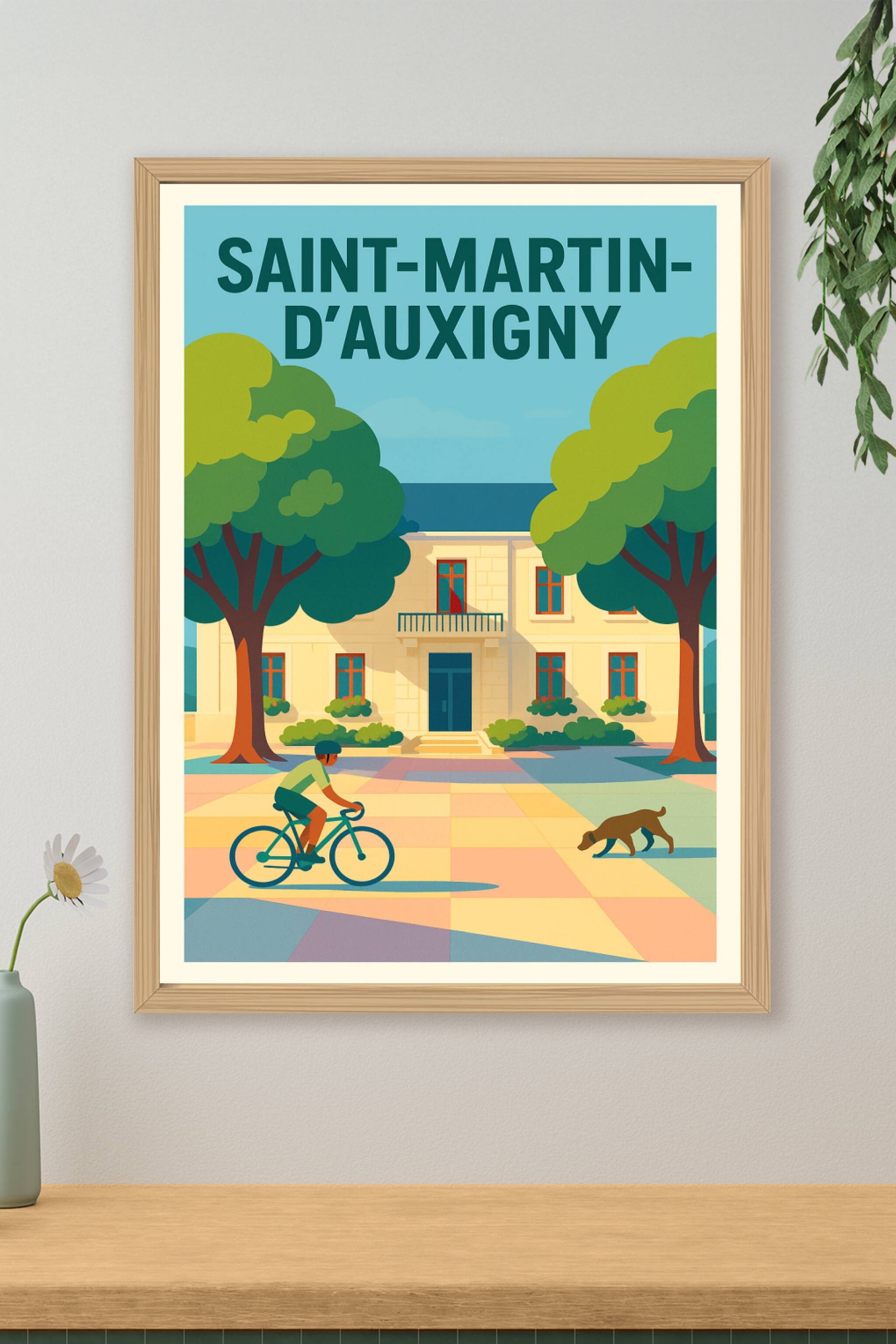 Affiche de Saint-Martin-d'Auxigny - Charme et douceur de vivre au quotidien