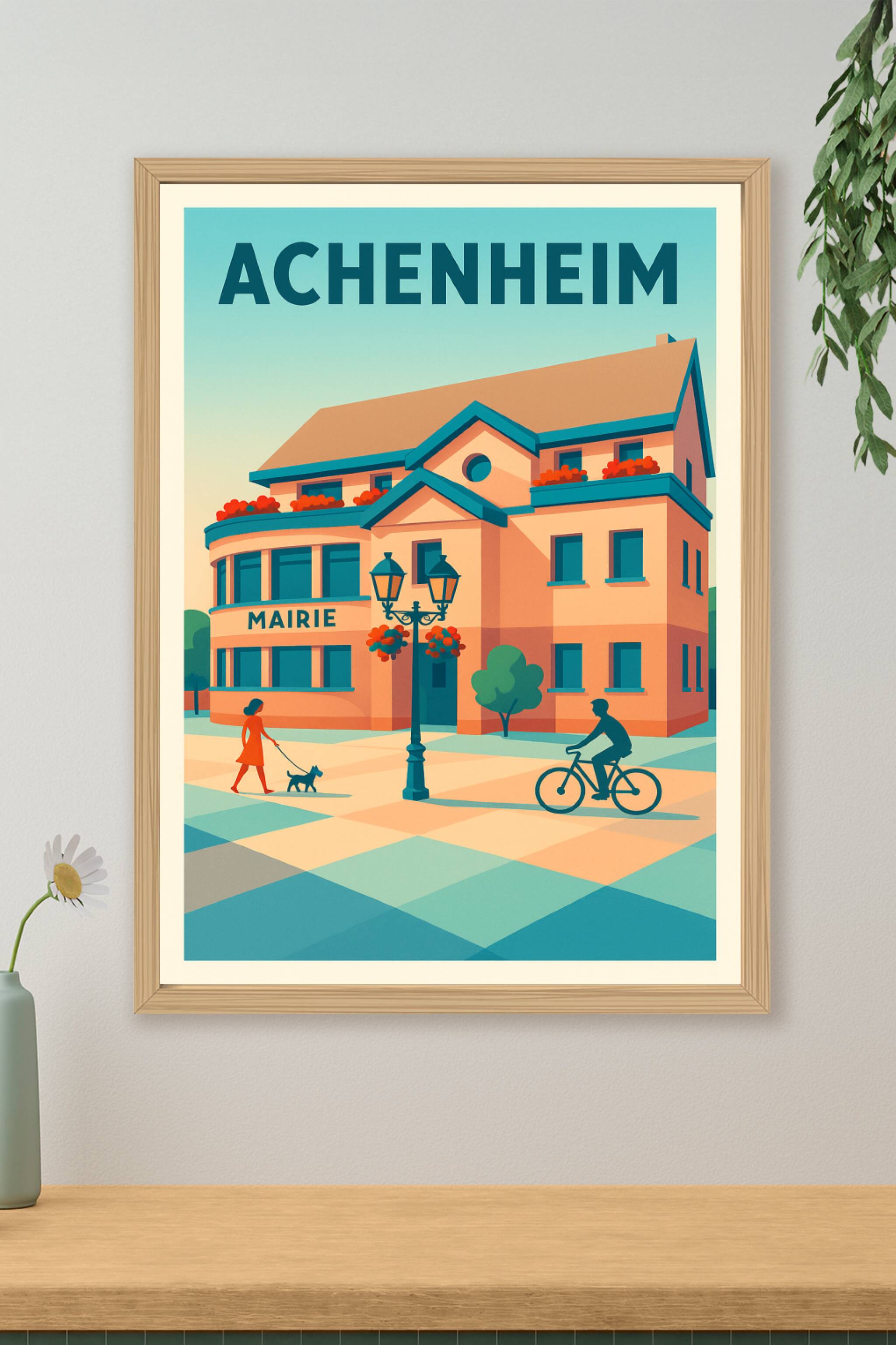 Affiche de Achenheim - L'élégance tranquille de la Mairie