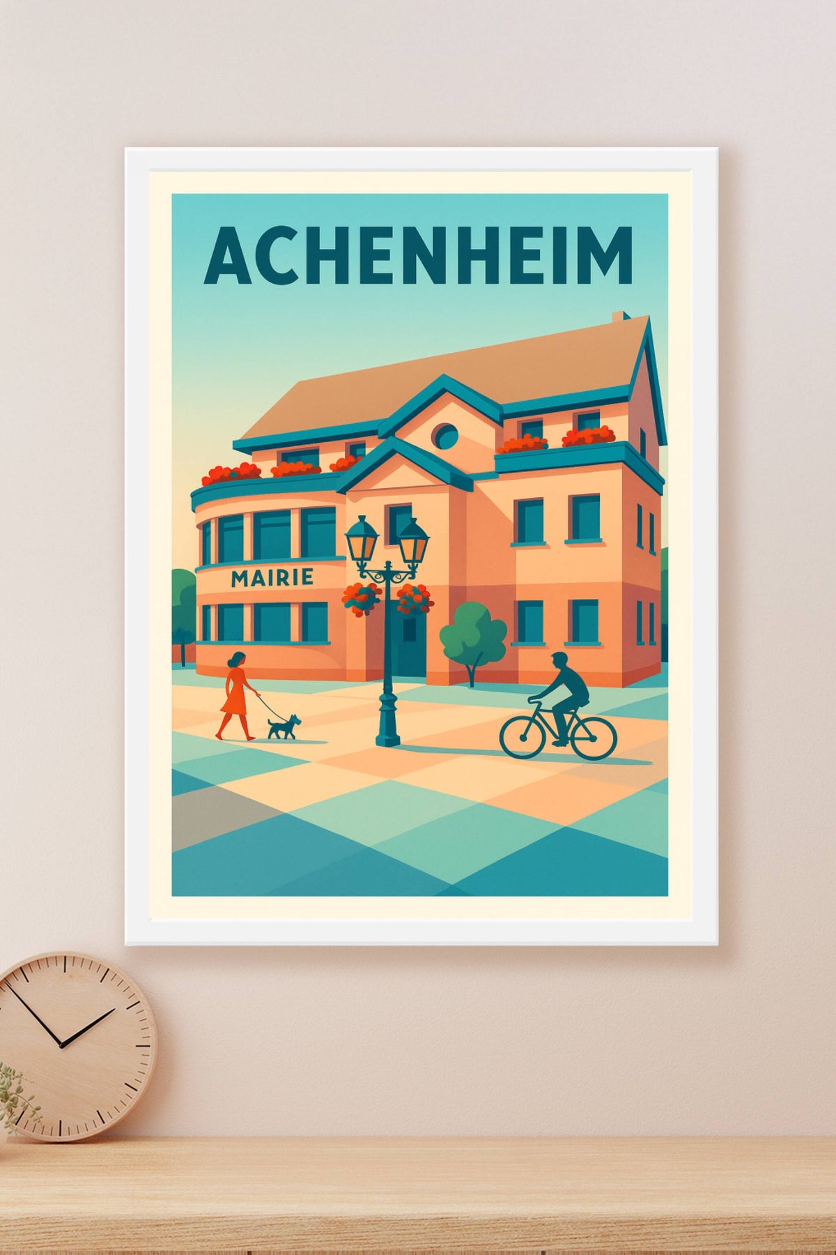 Affiche de Achenheim - L'élégance tranquille de la Mairie